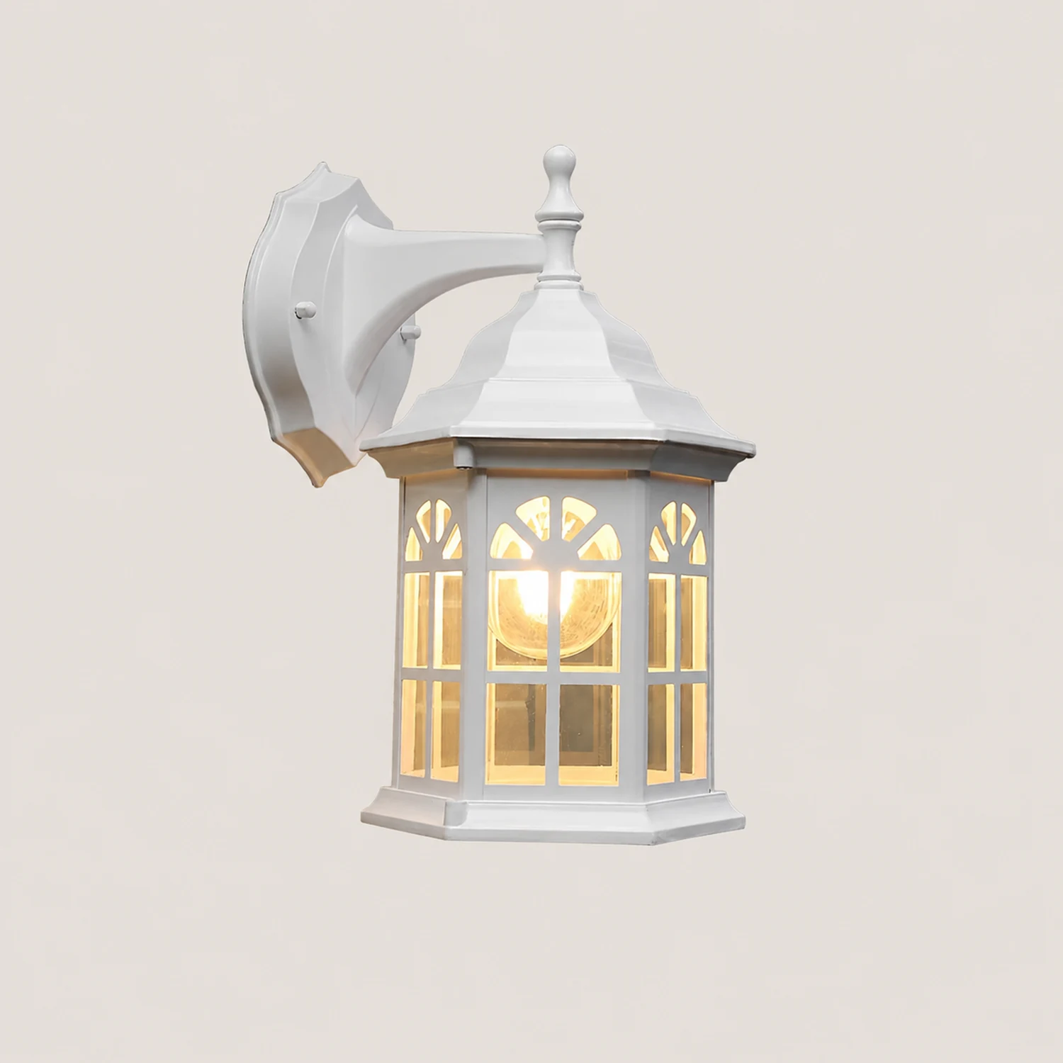 Waterproof Aluminum Alloy Glass LED European Style Outdoor Wall Lights - Lumpaz