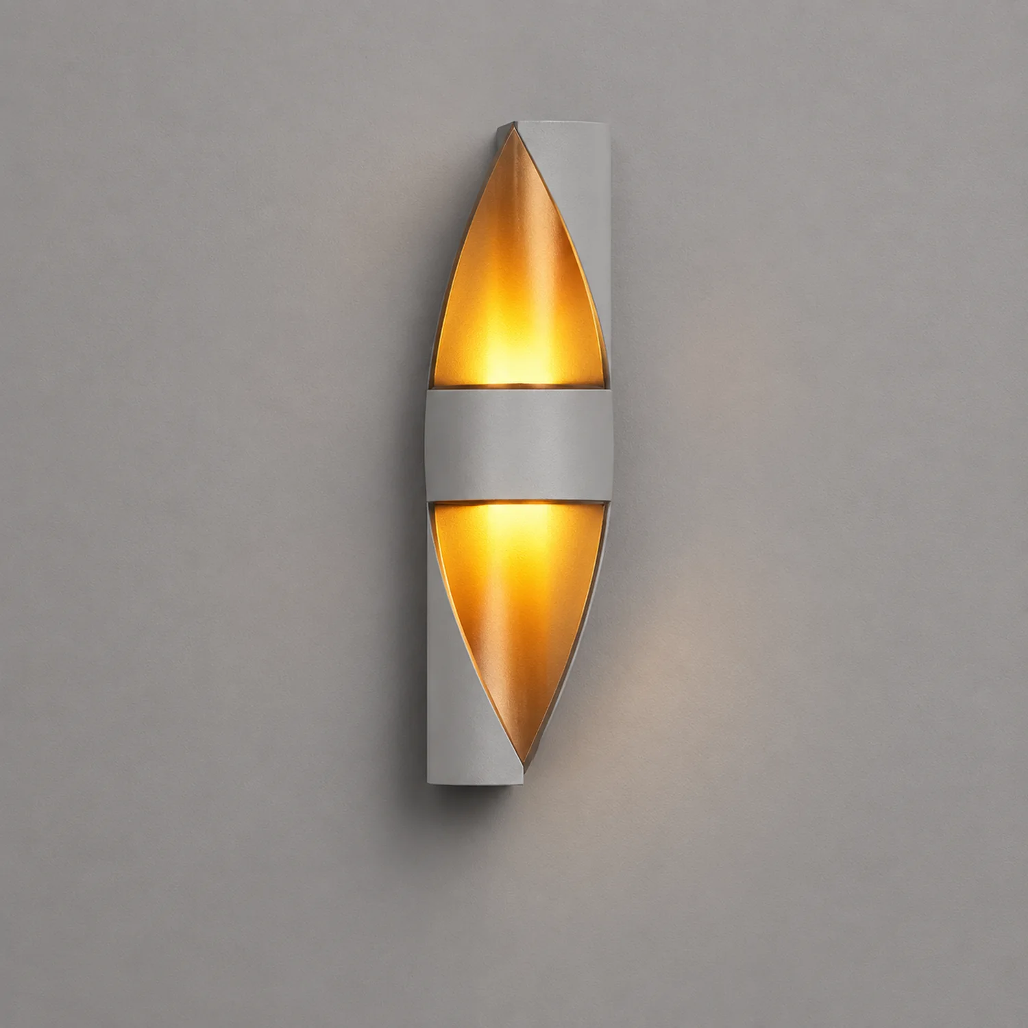 Circular Waterproof Up and Down Lighting COB Modern Outdoor Wall Lights - Lumpaz