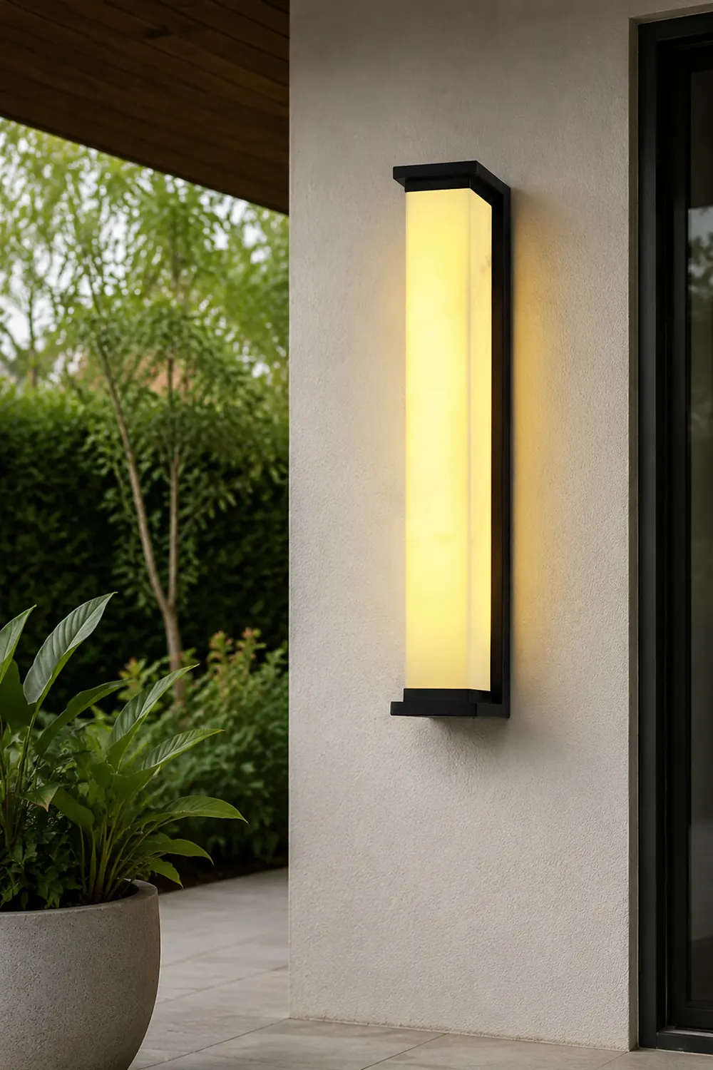 Strip Minimalist Waterproof Stainless Steel Modern Outdoor Wall Lights - Lumpaz