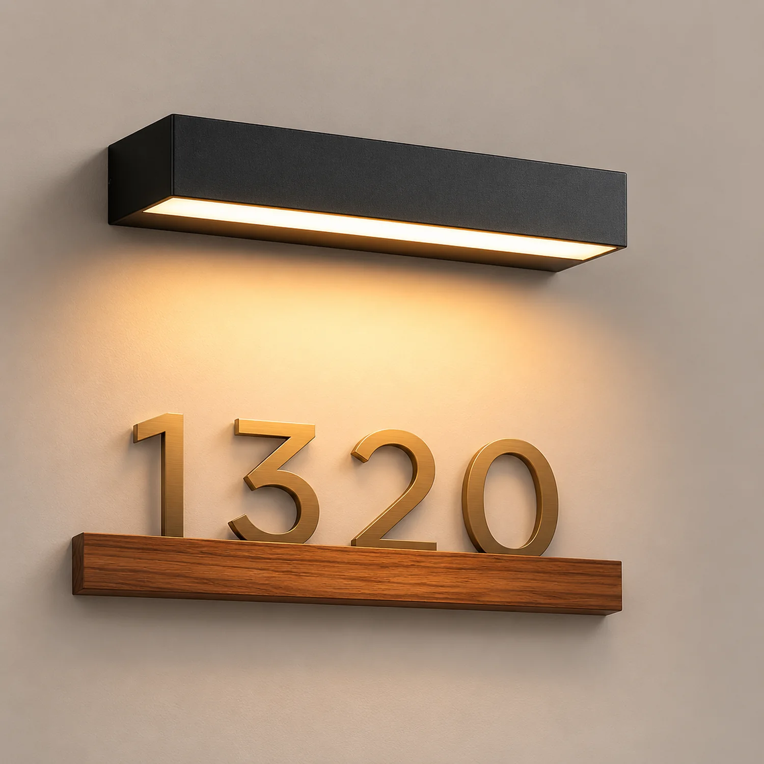 Minimalist Strip Waterproof LED Black Modern Outdoor Wall Washer Light - Lumpaz