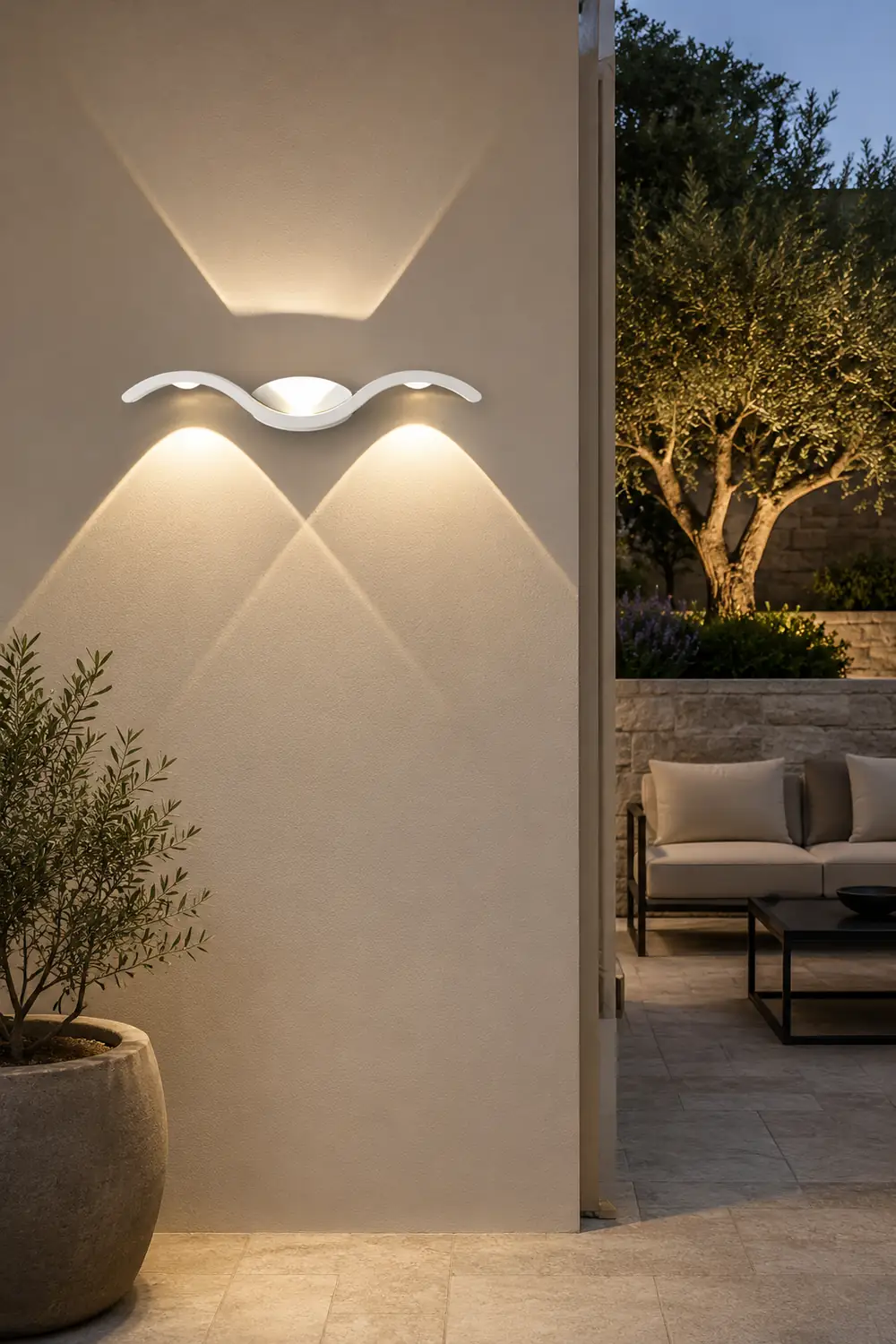 Seagull Creative Waterproof Up Down LED Lighting Outdoor Wall Lights - Lumpaz