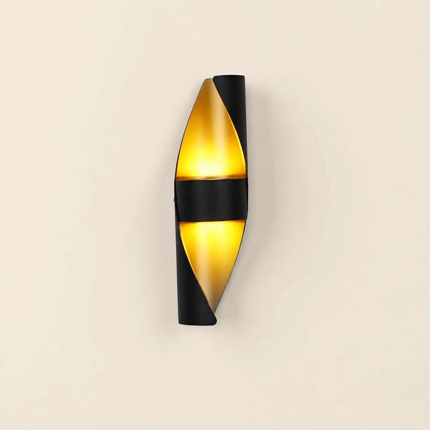 Circular Waterproof Up and Down Lighting COB Modern Outdoor Wall Lights - Lumpaz