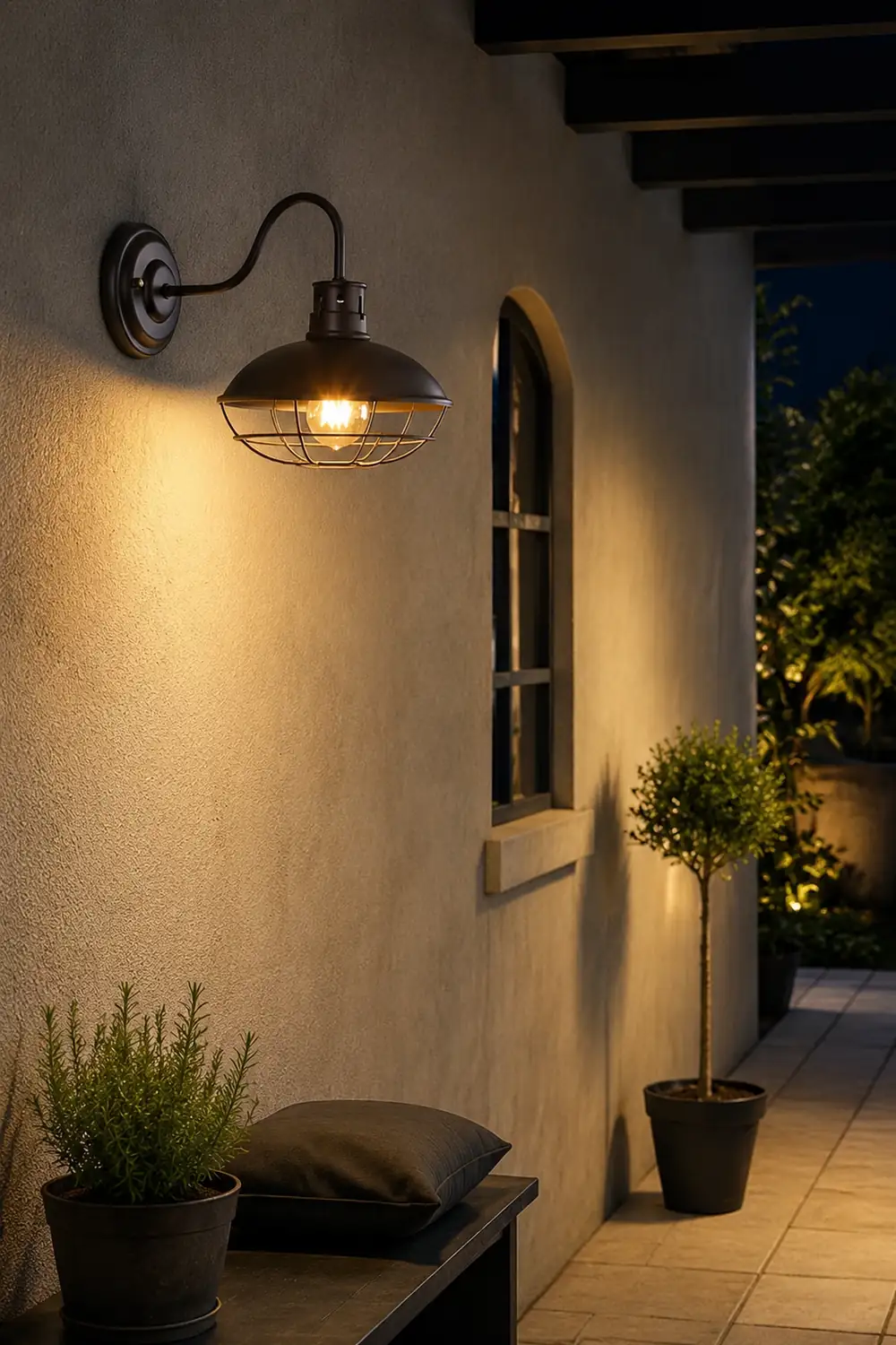 Retro Iron LED Waterproof Industrial Style Outdoor Wall Lights Wall Lamp - Lumpaz