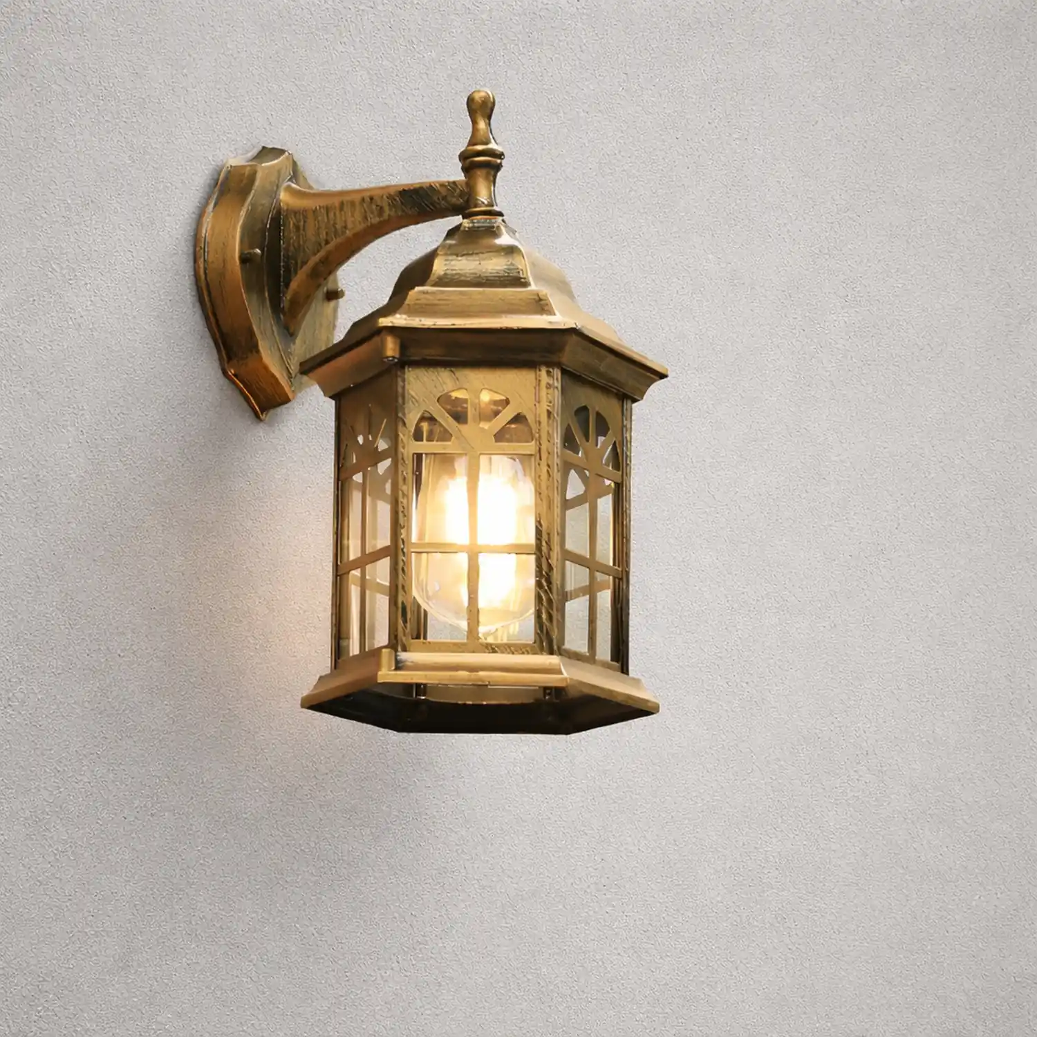 Waterproof Aluminum Alloy Glass LED European Style Outdoor Wall Lights - Lumpaz