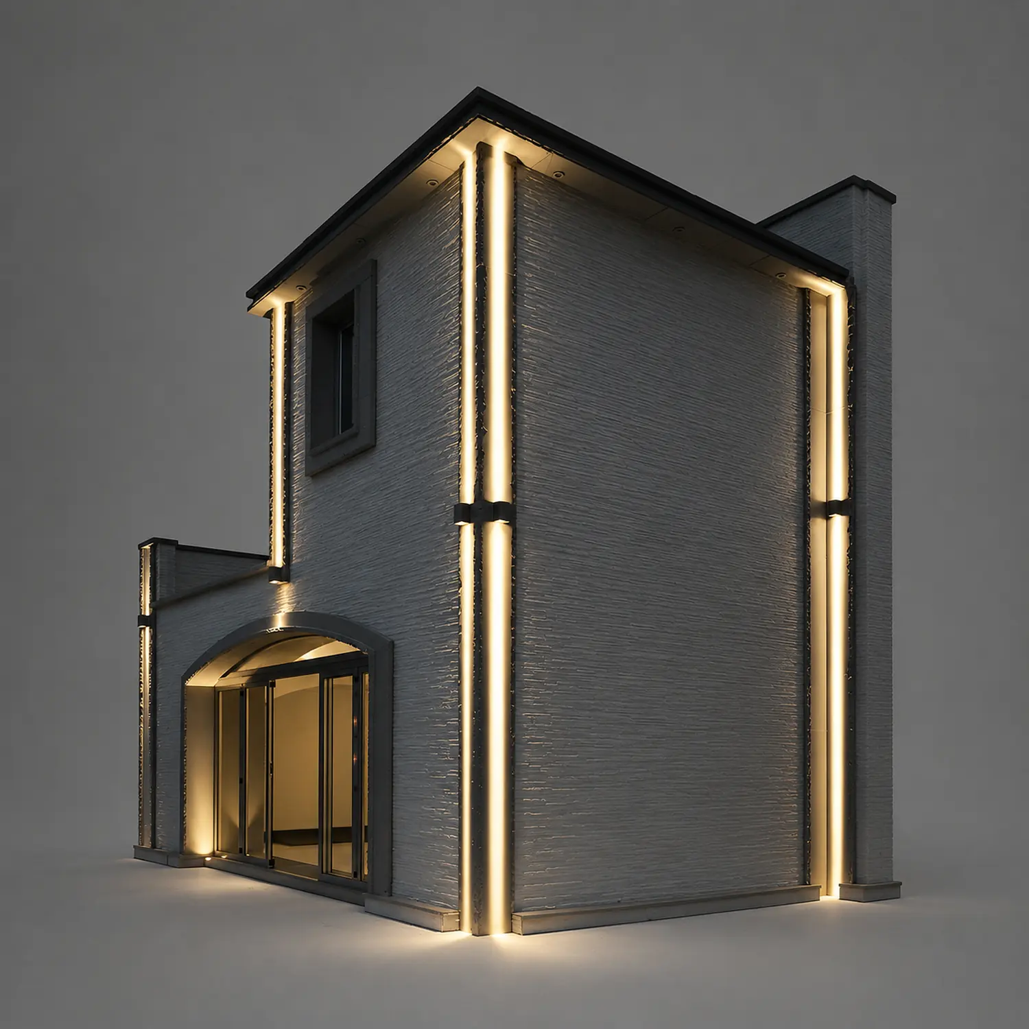 Up Down Lighting LED Outdoor Waterproof Black Modern Wall Washer Light - Lumpaz