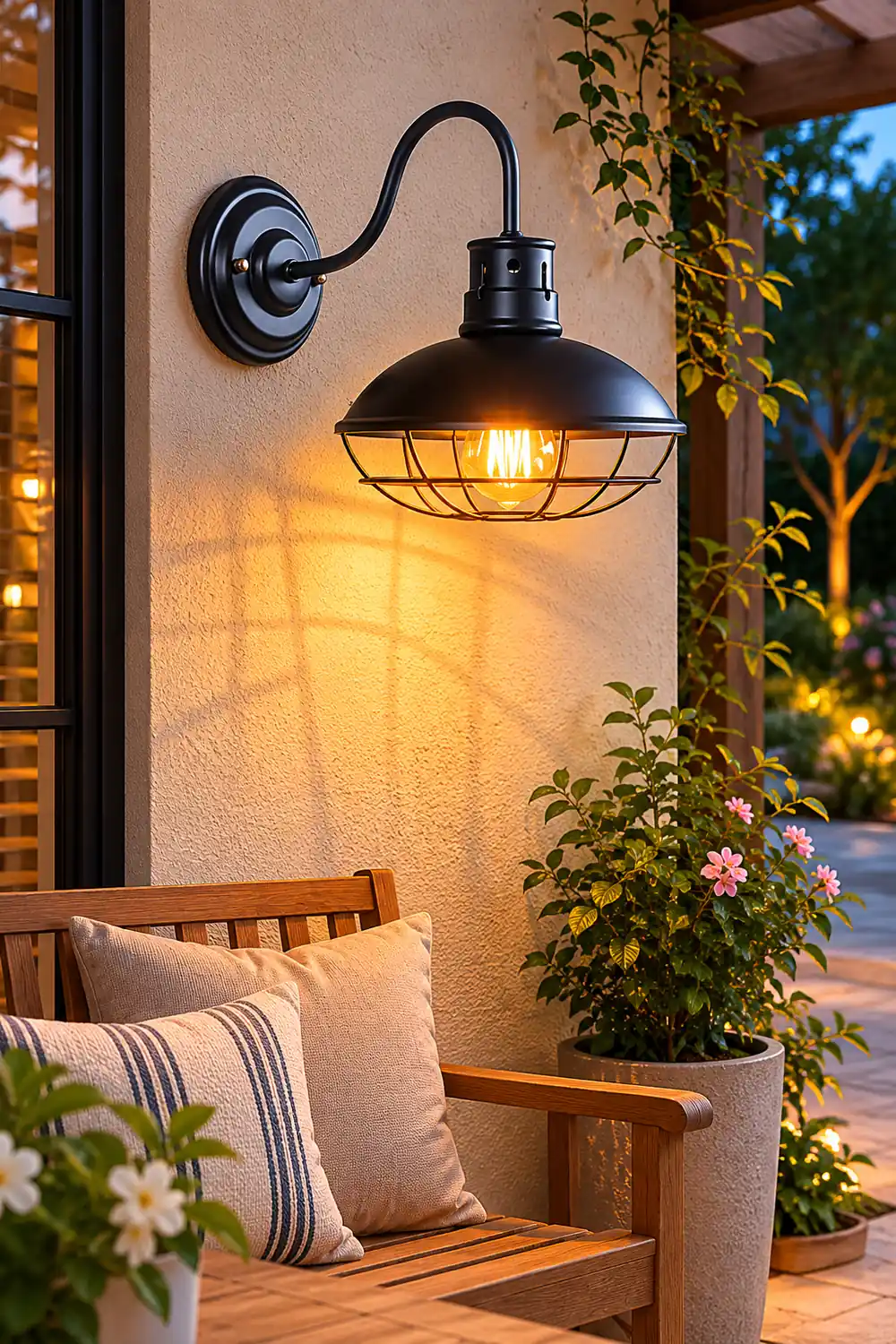Retro Iron LED Waterproof Industrial Style Outdoor Wall Lights Wall Lamp - Lumpaz