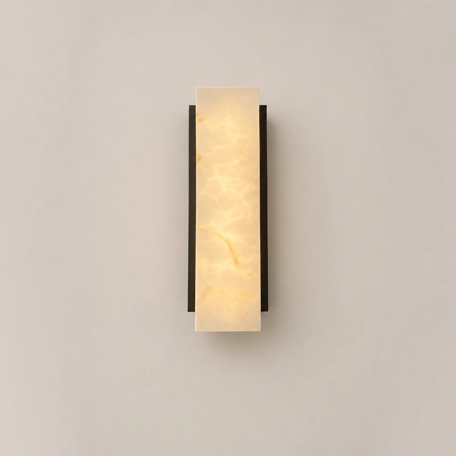 Rectangular Metal LED Waterproof Black Modern Outdoor Wall Lights - Lumpaz