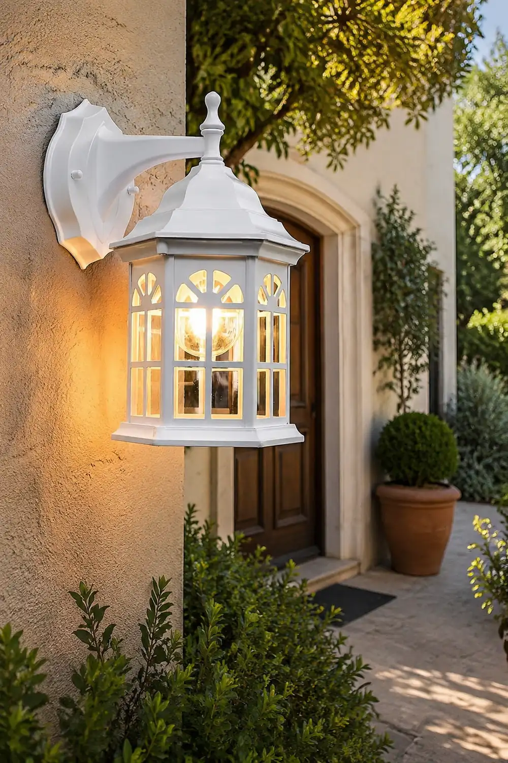Waterproof Aluminum Alloy Glass LED European Style Outdoor Wall Lights - Lumpaz