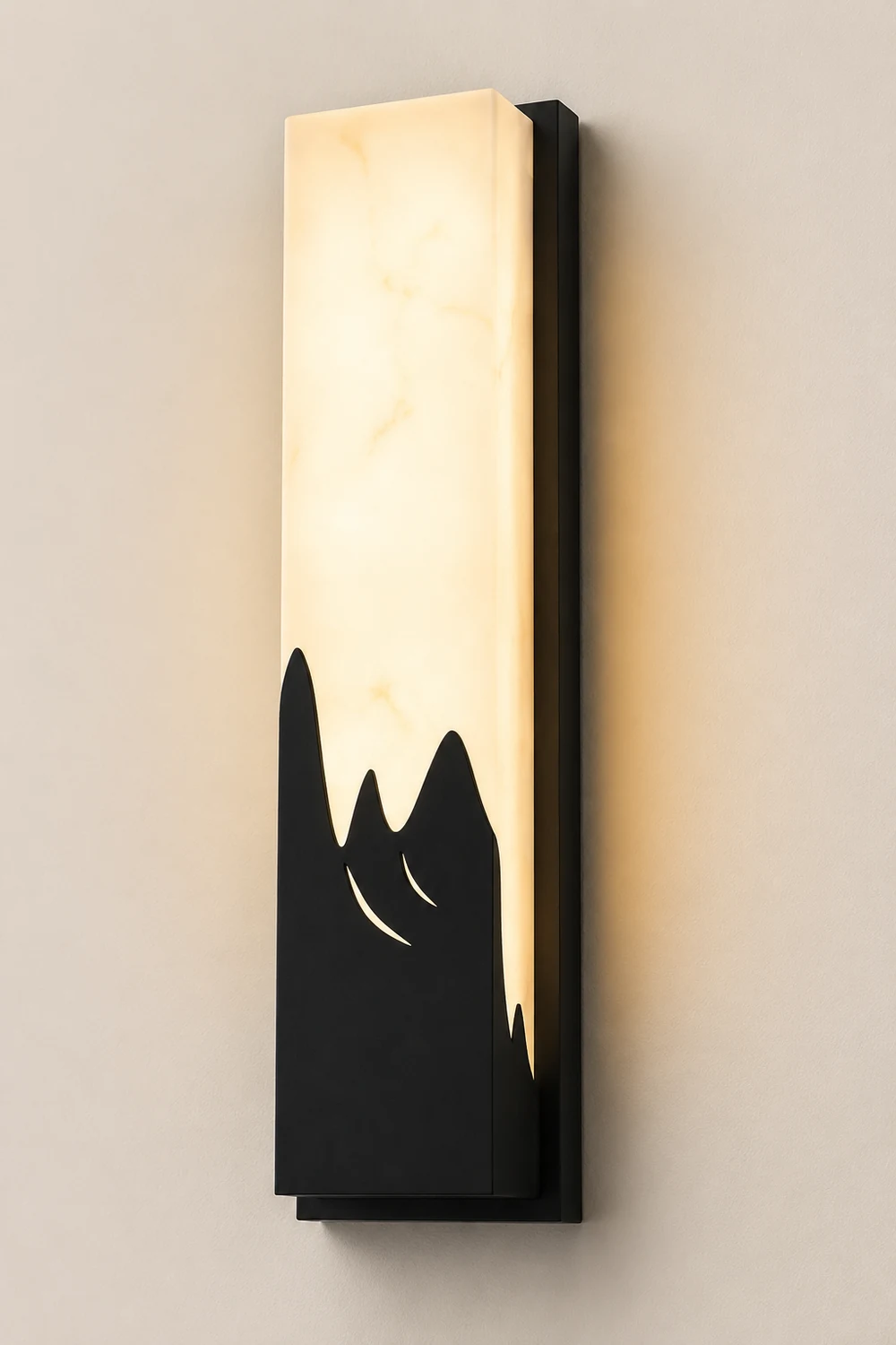 Rectangular Creative Scenery Waterproof LED Black Retro Sconces Lighting - Lumpaz