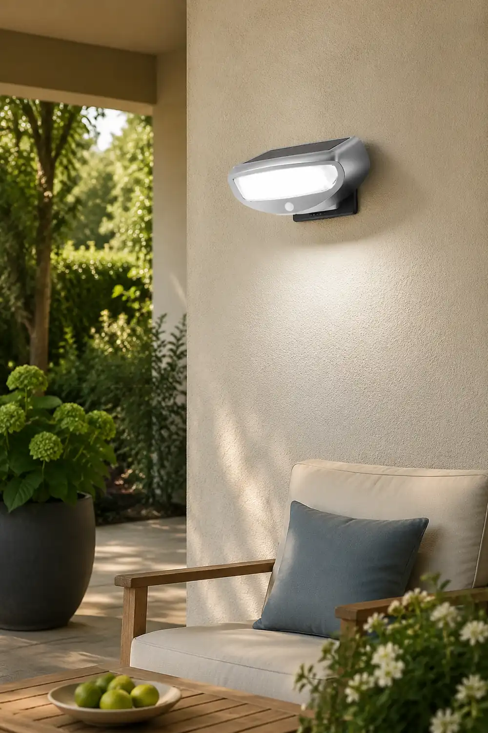 Motion Sensor 45° Adjustable Waterproof Solar Lights Outdoor Wall Lamp - Lumpaz