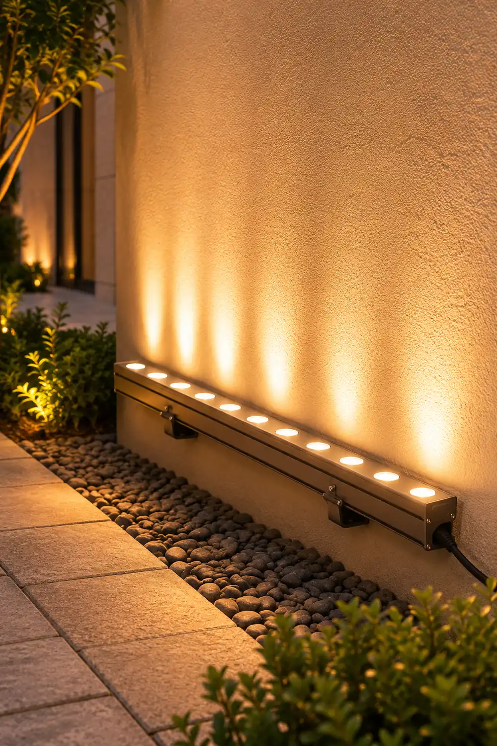 DC24V LED Waterproof Smart Outdoor Wall Washer Light with Shading Plate - Lumpaz