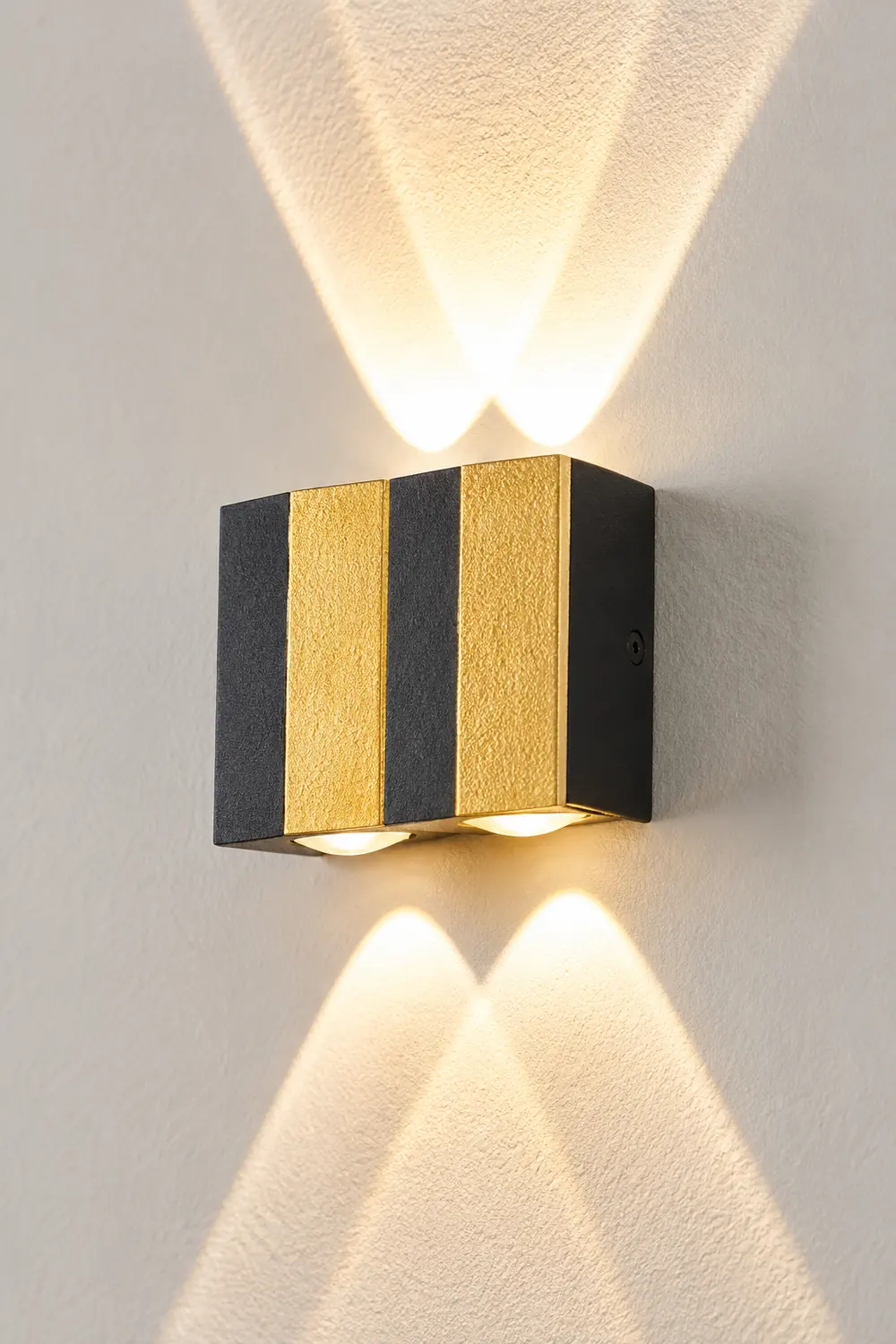 Wavy Creative Up and Down Light LED Waterproof Modern Wall Lights Fixture - Lumpaz
