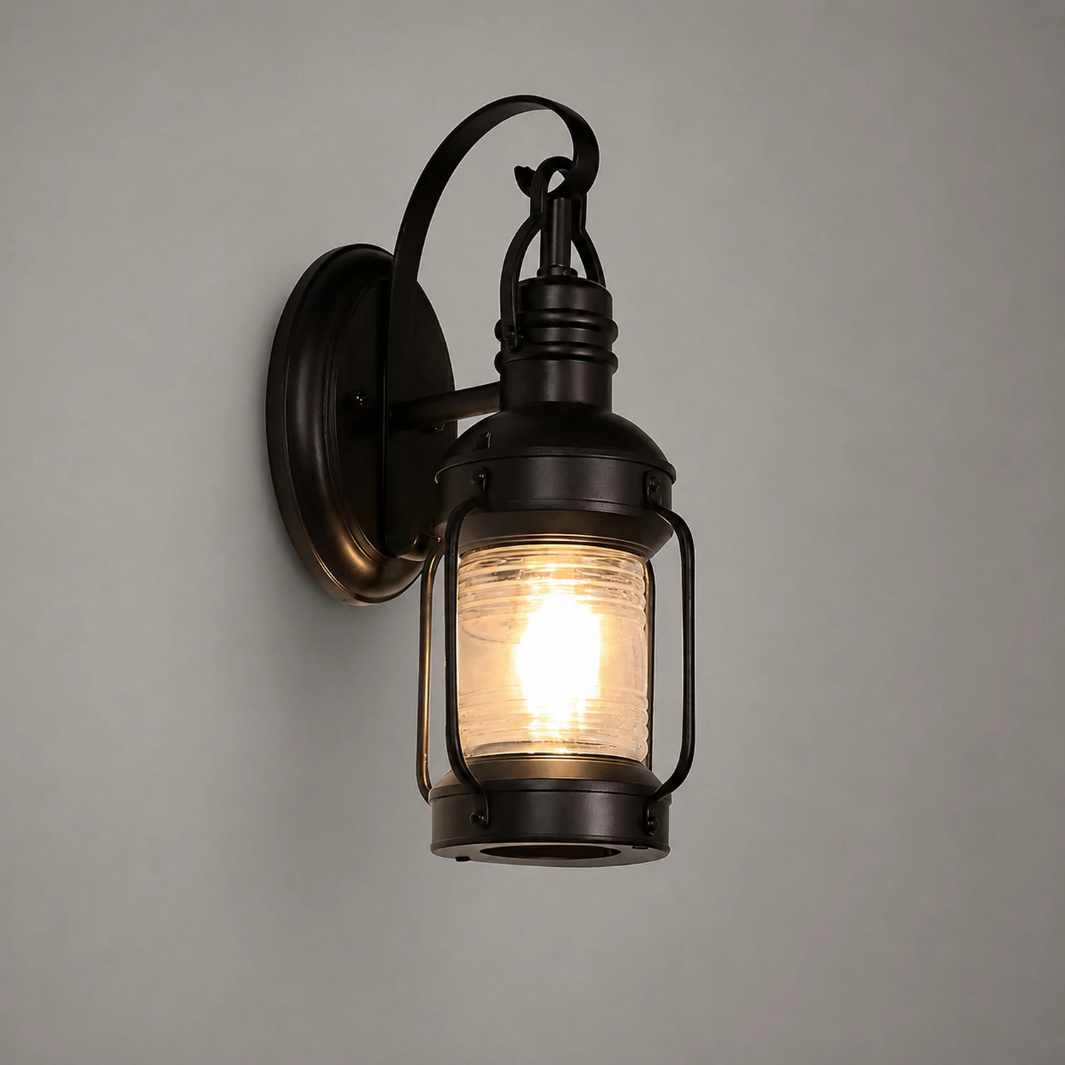 Antique Lantern Aluminum Waterproof LED Outdoor Wall Lamp Lawn Lights - Lumpaz