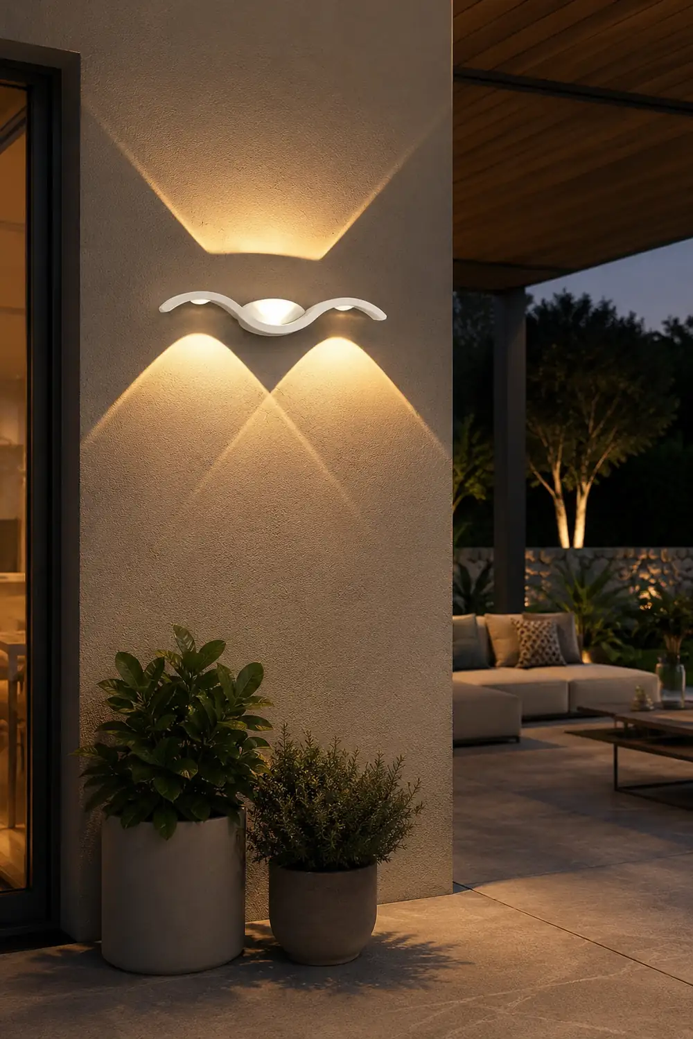 Seagull Creative Waterproof Up Down LED Lighting Outdoor Wall Lights - Lumpaz