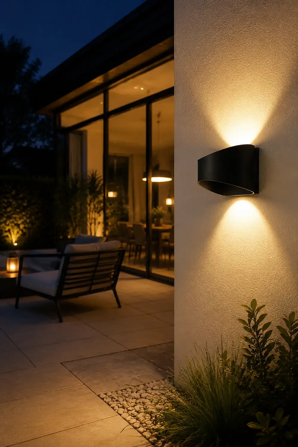 Unique Up and Down Lighting LED Waterproof Modern Exterior Wall Lights - Lumpaz