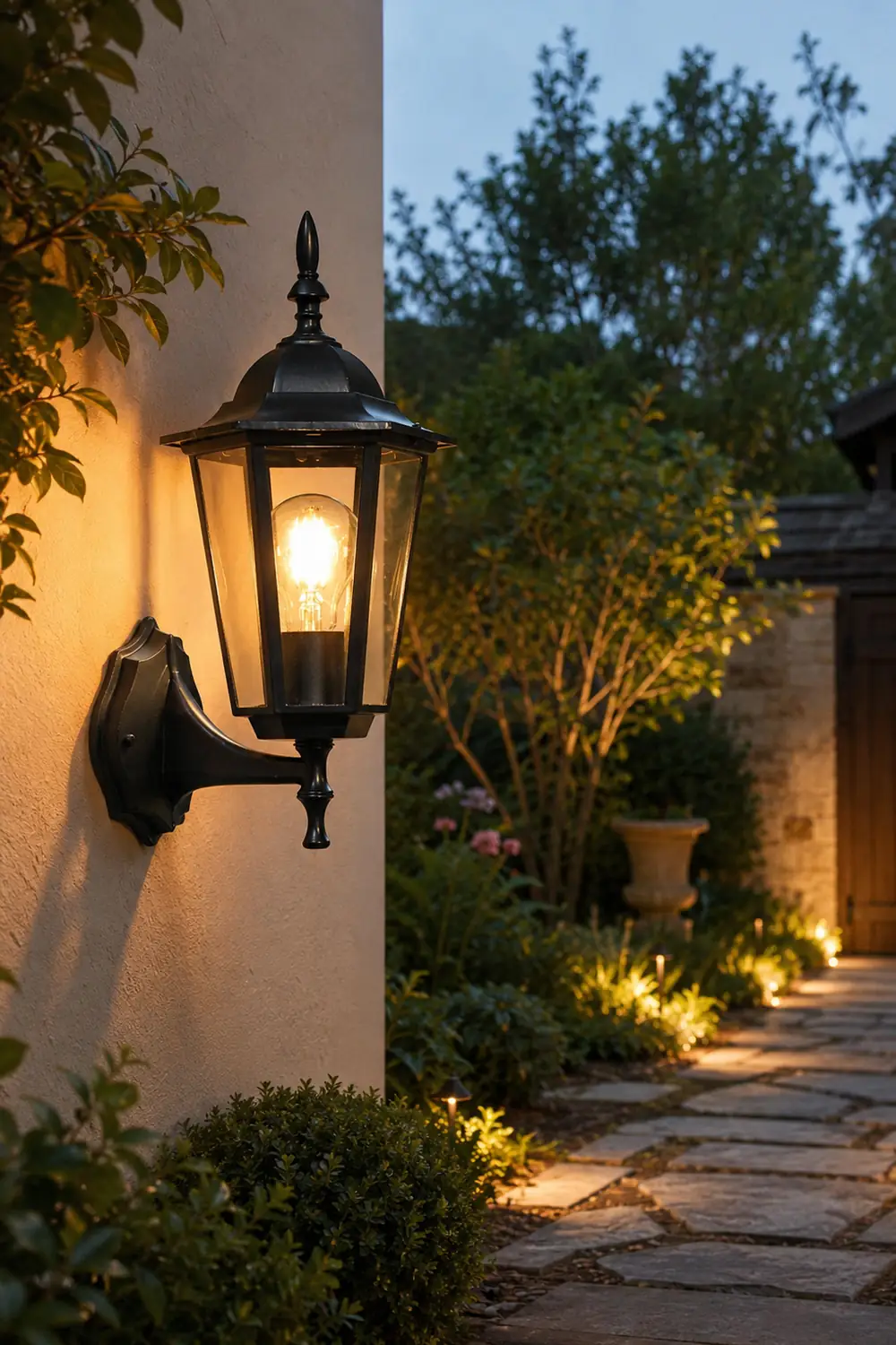 Retro Hexagonal Waterproof European Style Outdoor Wall Lights Wall Lamp - Lumpaz