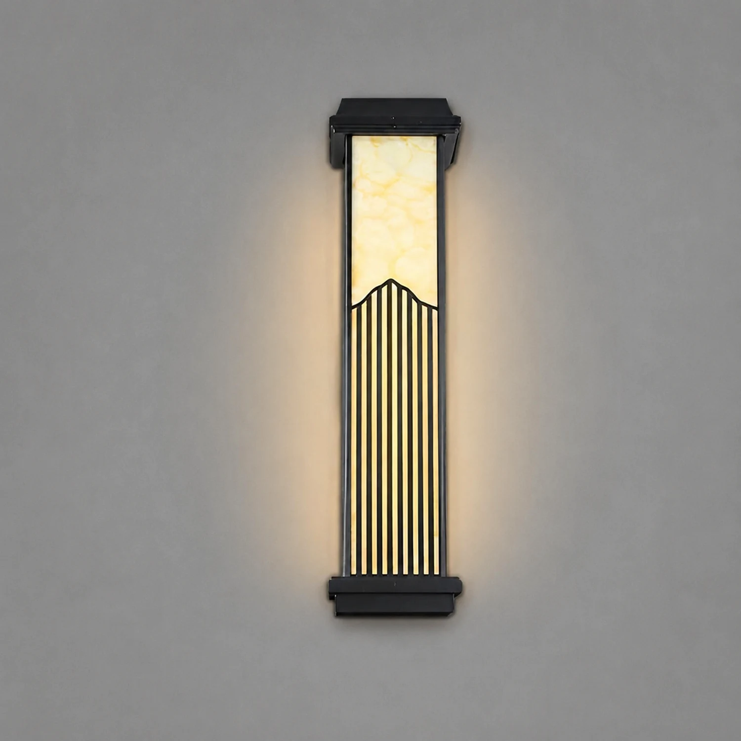 Waterproof Solar Powered Automatic Charging Outdoor Wall Lights with Remote - Lumpaz
