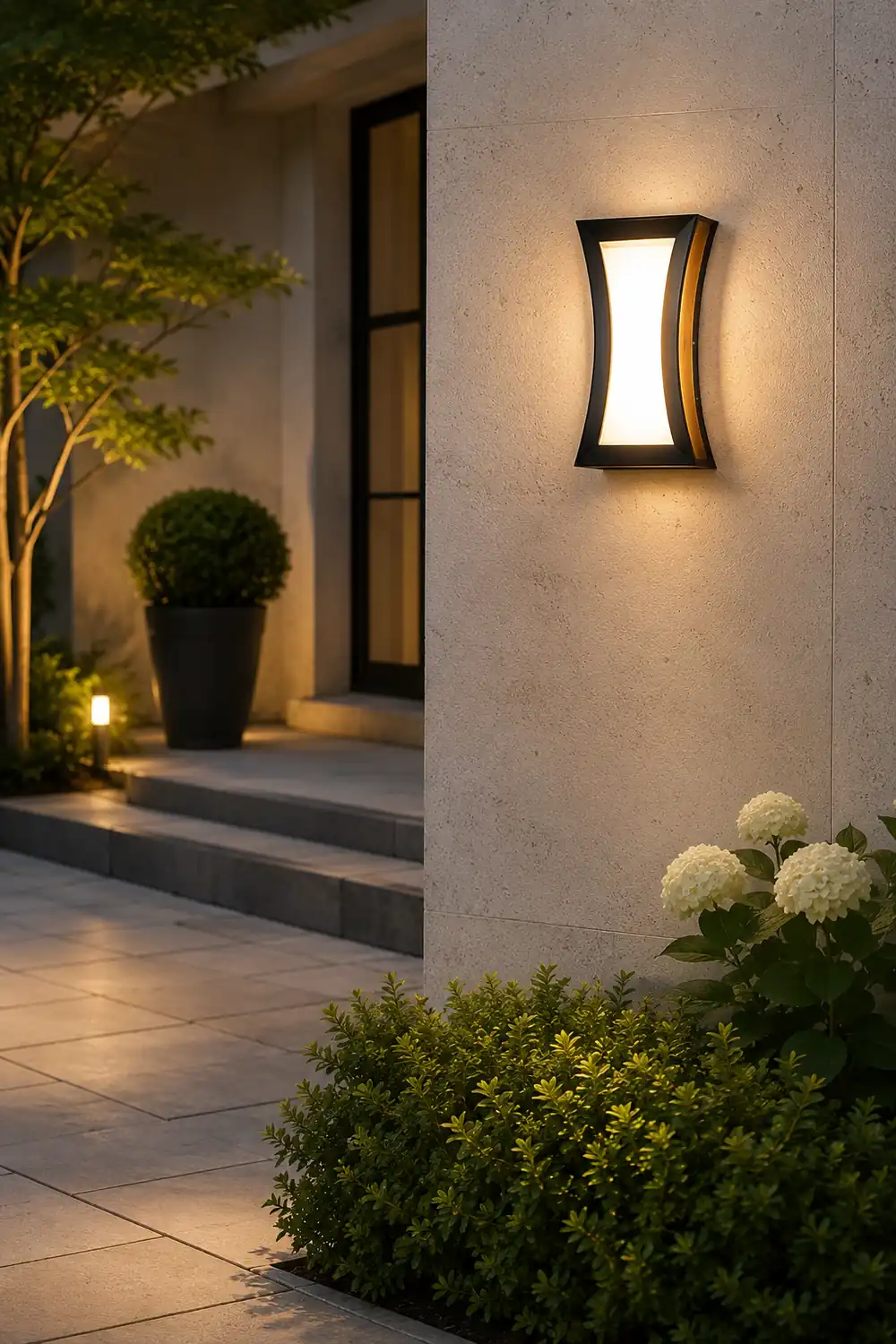 Minimalist Waterproof Creative Aluminum Modern Outdoor Wall Light - Lumpaz