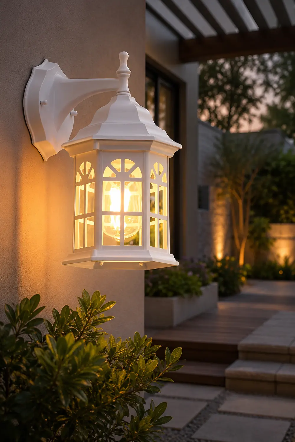 Waterproof Aluminum Alloy Glass LED European Style Outdoor Wall Lights - Lumpaz