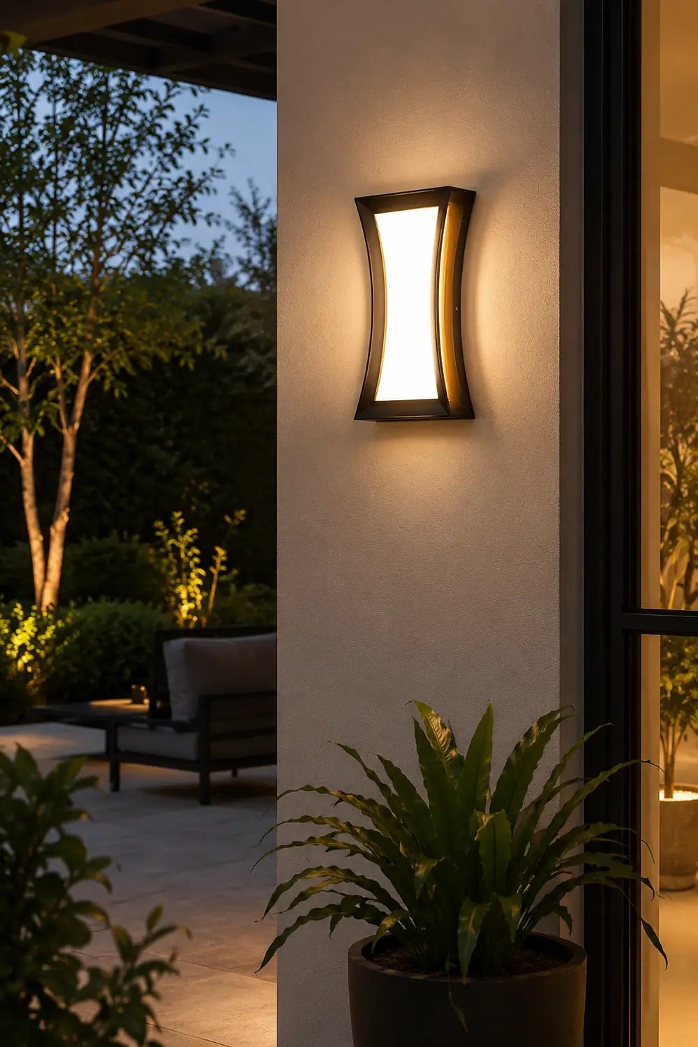 Minimalist Waterproof Creative Aluminum Modern Outdoor Wall Light - Lumpaz