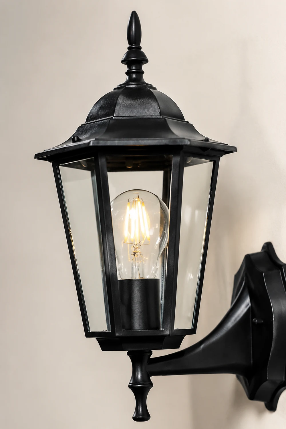 Retro Hexagonal Waterproof European Style Outdoor Wall Lights Wall Lamp - Lumpaz