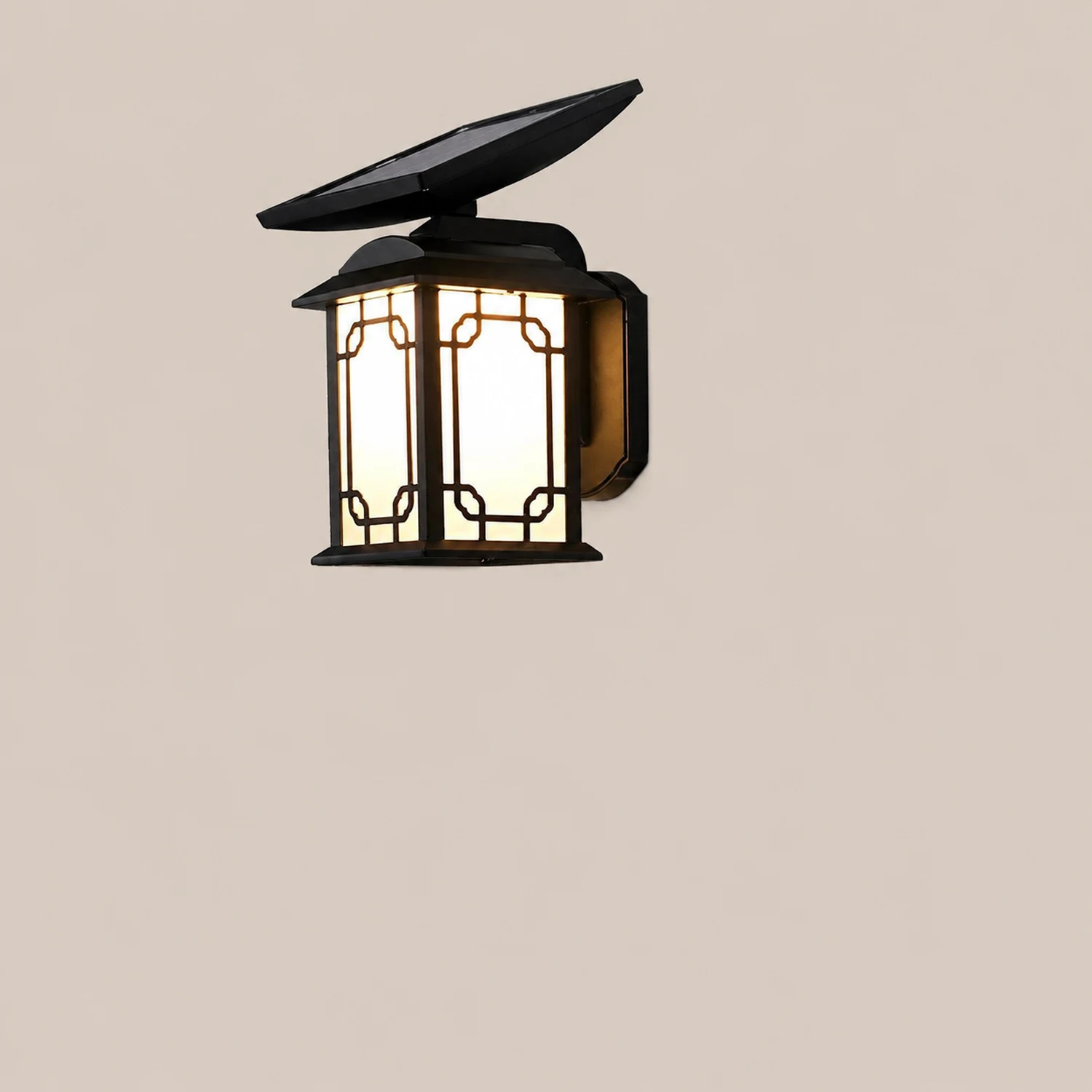 Vintage Waterproof LED Dimmable with Remote Solar Wall Lights Outdoor - Lumpaz