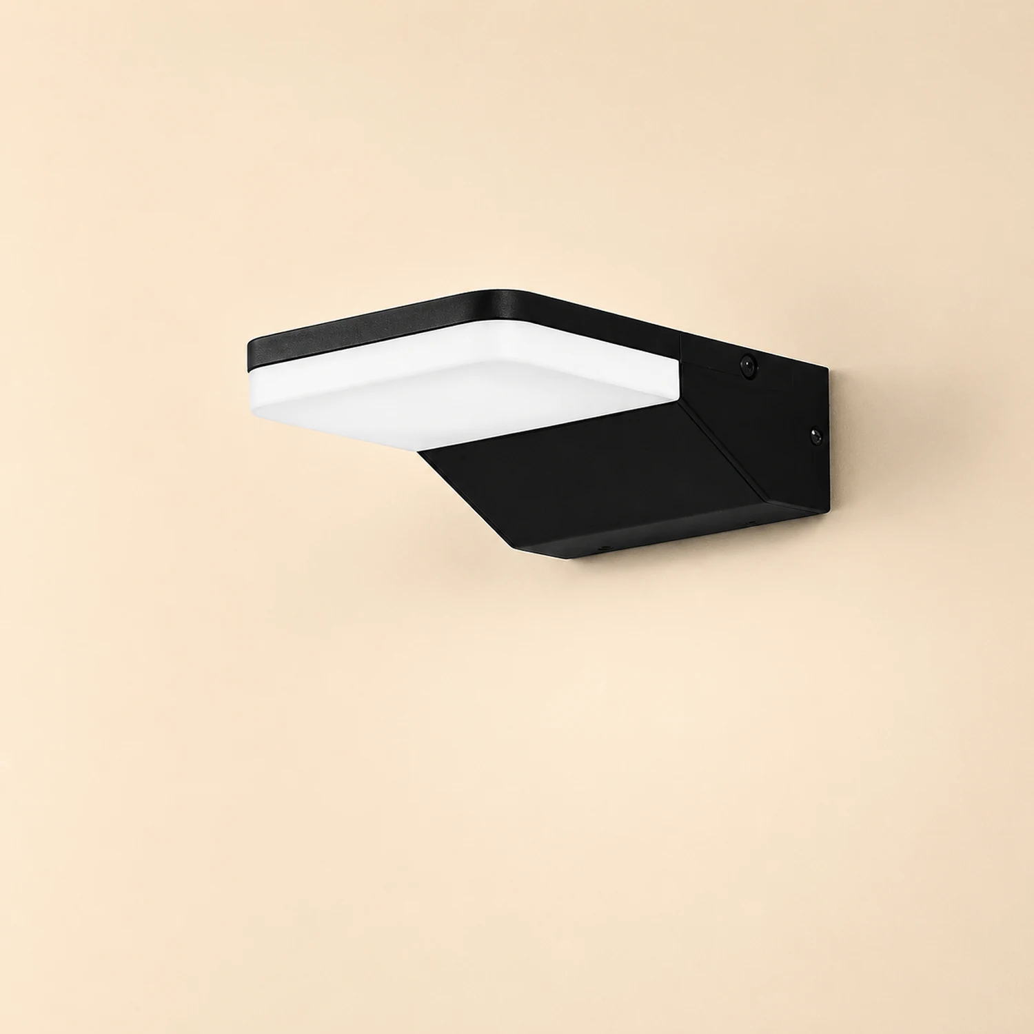 Rectangular Creative LED Waterproof Black Modern Outdoor Wall Sconces Lighting - Lumpaz