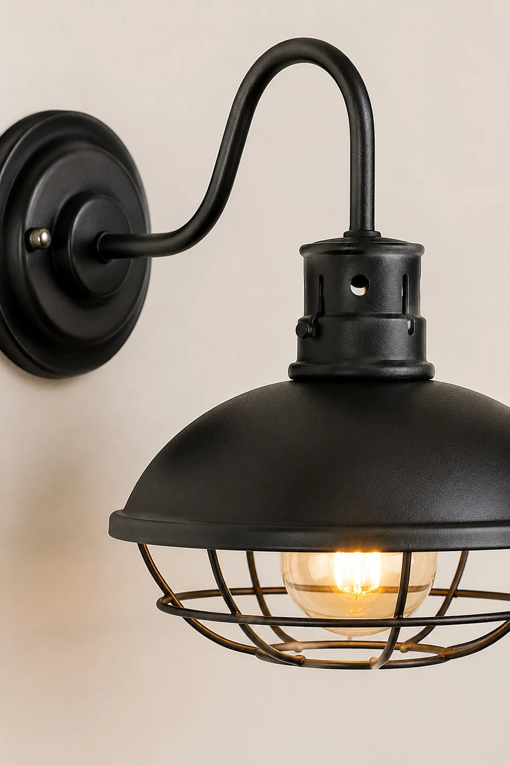 Retro Iron LED Waterproof Industrial Style Outdoor Wall Lights Wall Lamp - Lumpaz