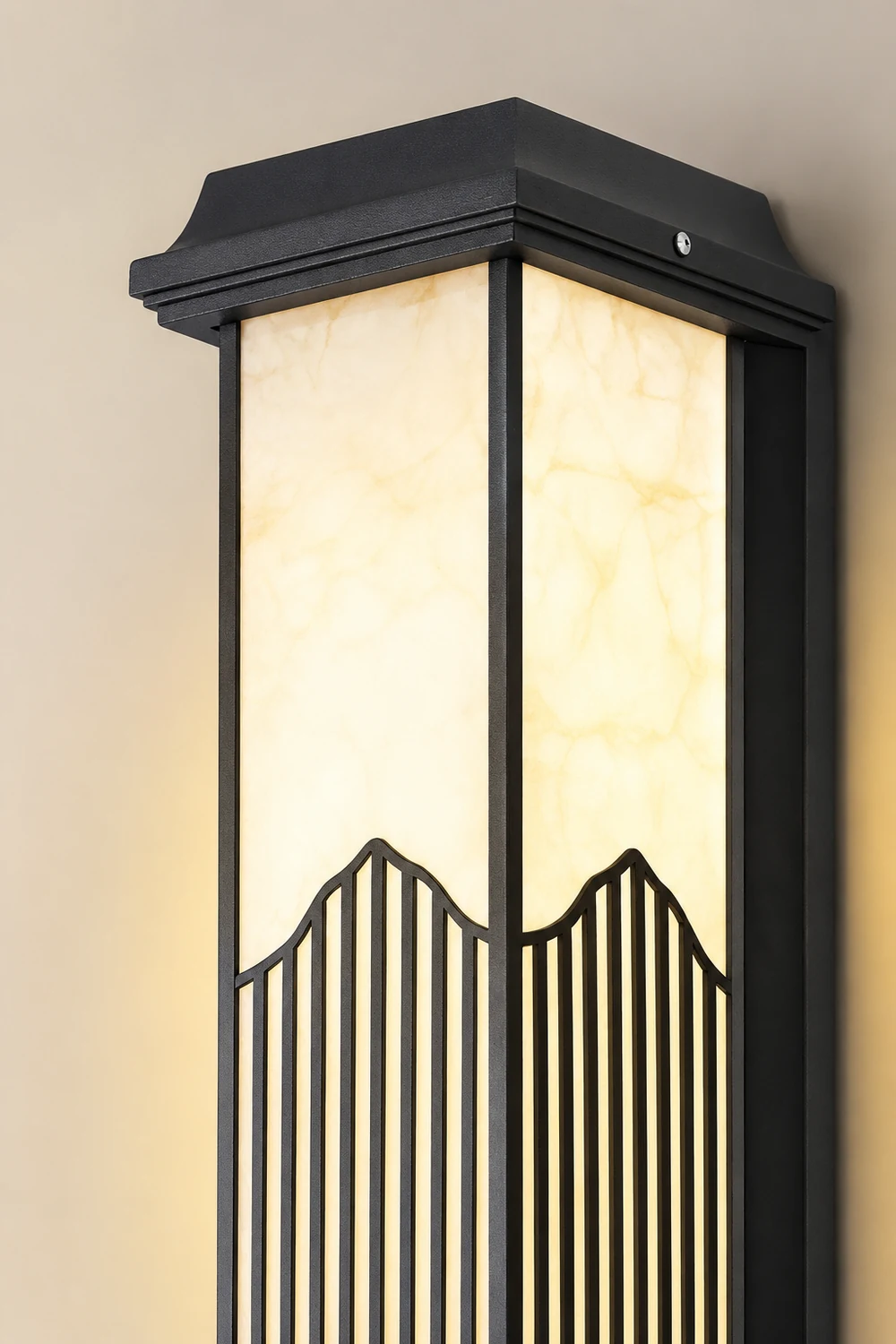 Waterproof Solar Powered Automatic Charging Outdoor Wall Lights with Remote - Lumpaz