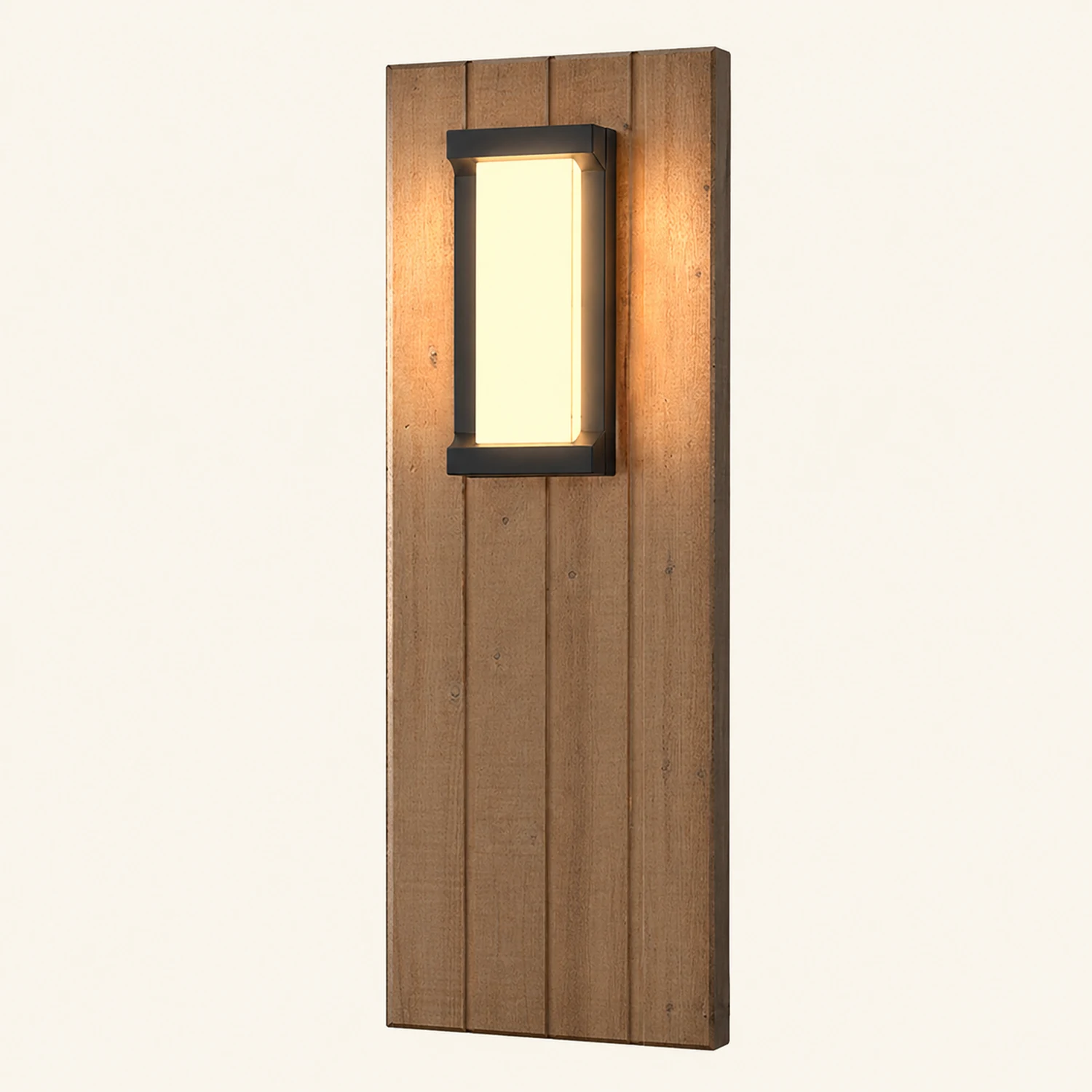 Creative Geometric Waterproof Black Modern Outdoor Wall Lights Wall Lamp - Lumpaz