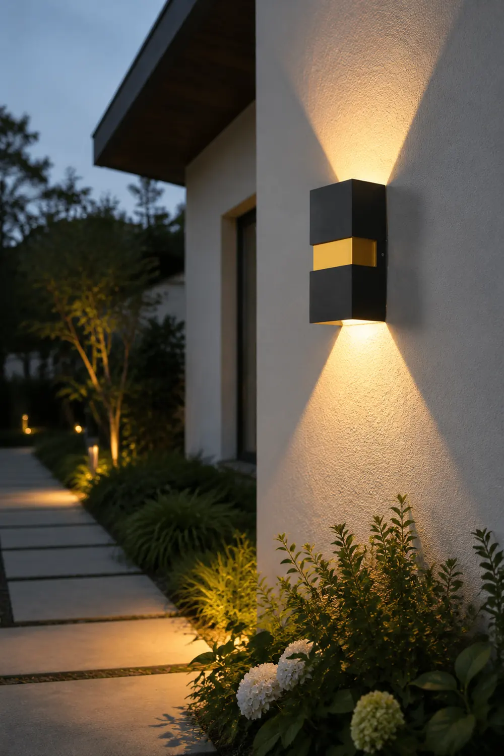Modern Minimalist Outdoor LED Waterproof Wall Light for Villa Balcony Aisle Lighting - Lumpaz