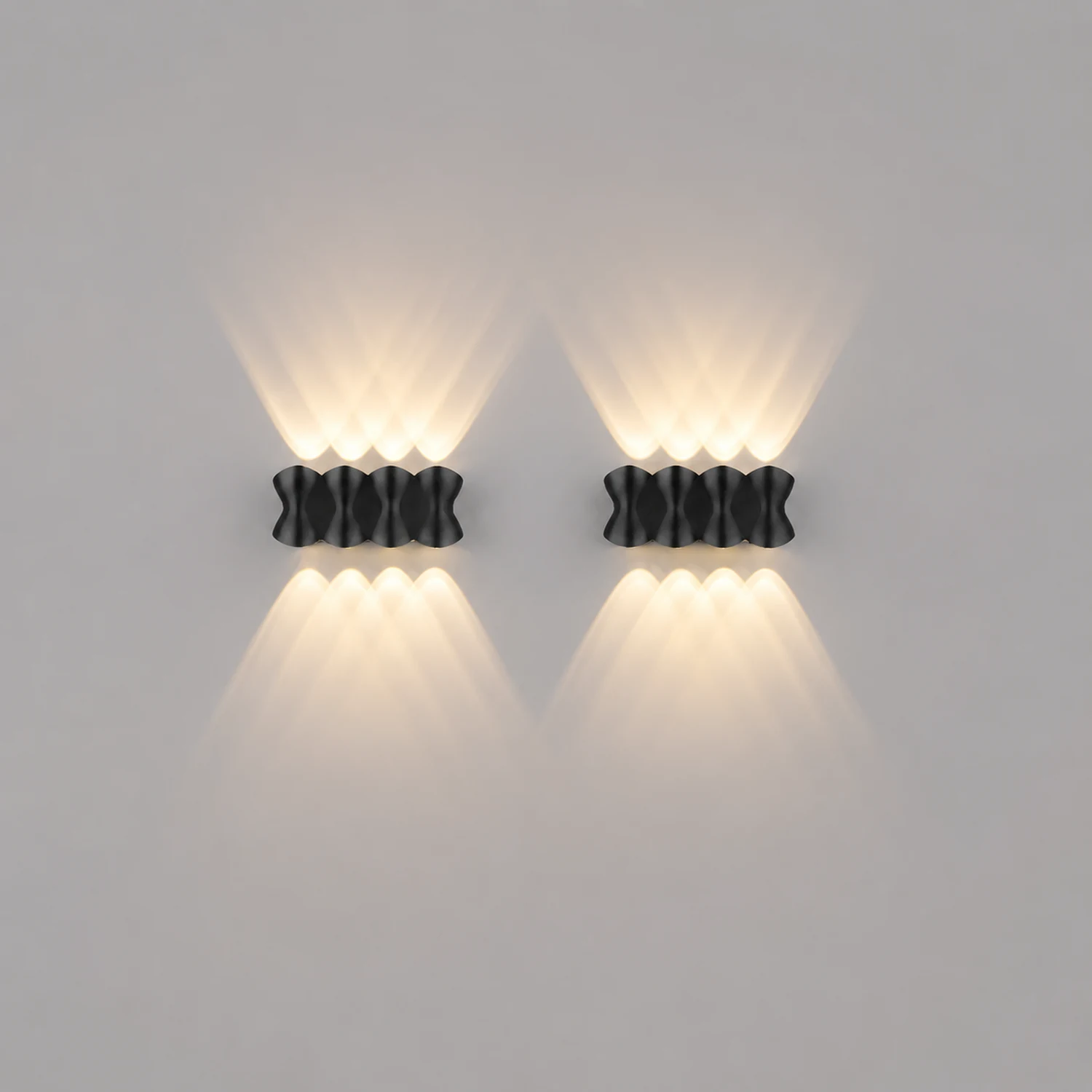Creative LED Up and Down Lights Waterproof Modern Outdoor Wall Lamp - Lumpaz
