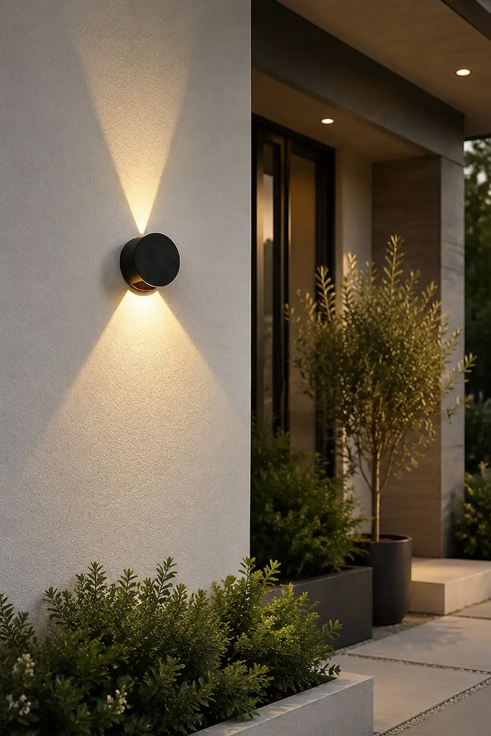 Round Up and Down Lights Waterproof LED Wall Lights for Indoor Outdoor Balcony - Lumpaz