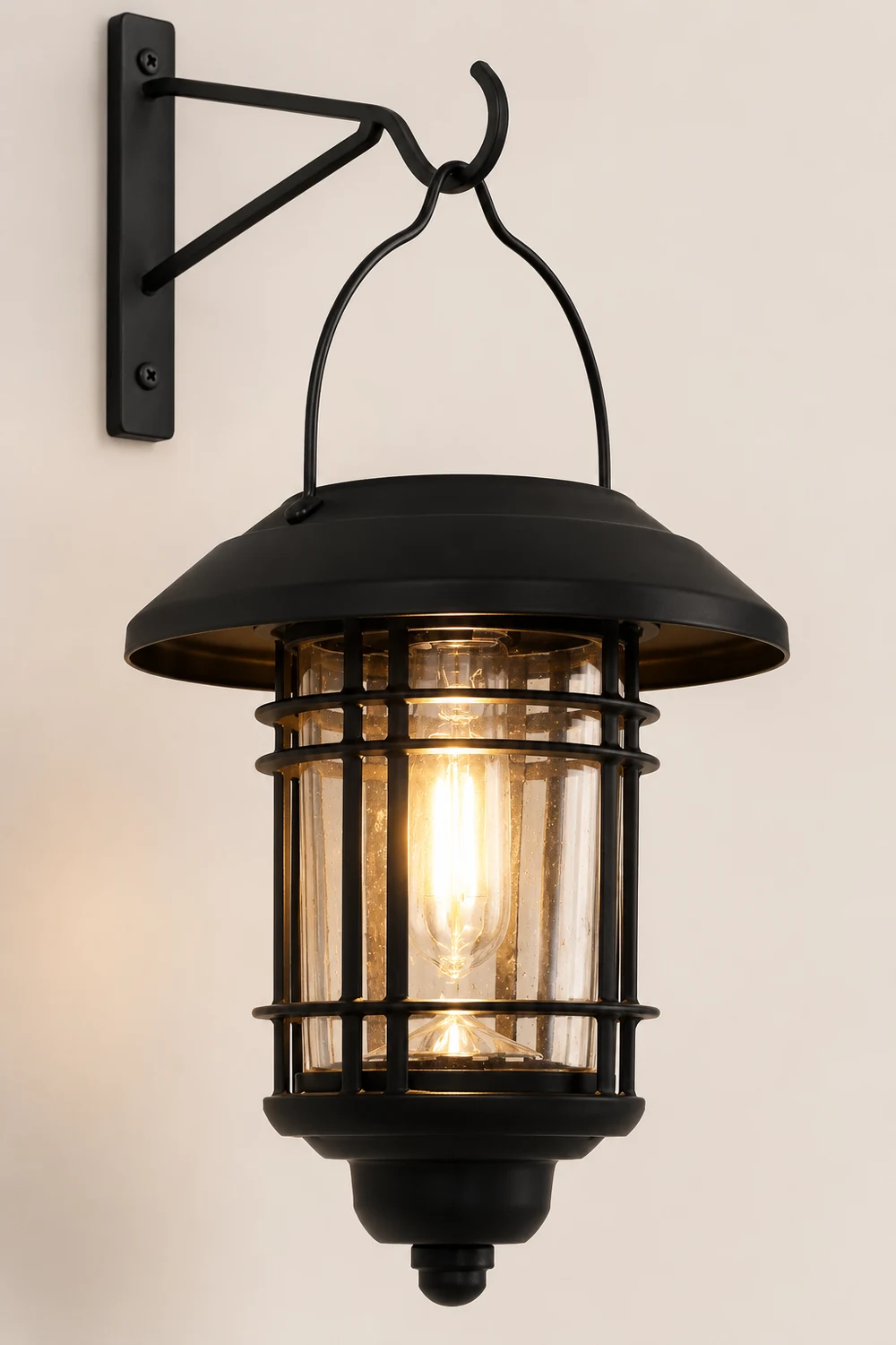 Industrial Style Solar Outdoor Wall Lights Wall Sconce Lighting LED Wall Lamp - Lumpaz