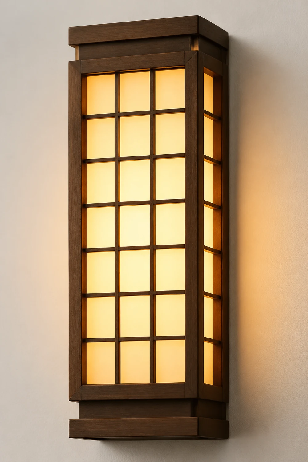 Classic Rectangular T5 Waterproof Vintage Outdoor Wall Lights Fixture - Lumpaz