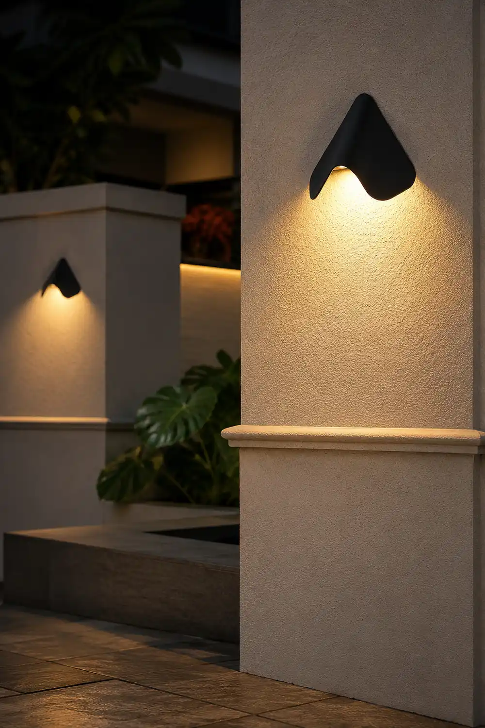 Creative Modern Wall Sconces LED Doorplate Lamp Waterproof Wall Lights Fixture Indoor Outdoor - Lumpaz