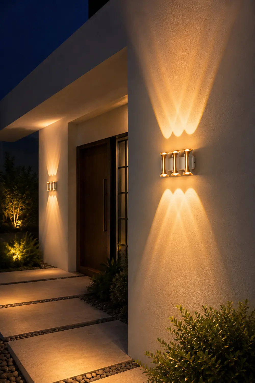 Waterproof Up and Down Lights LED Modern Outdoor Wall Sconce Lighting - Lumpaz