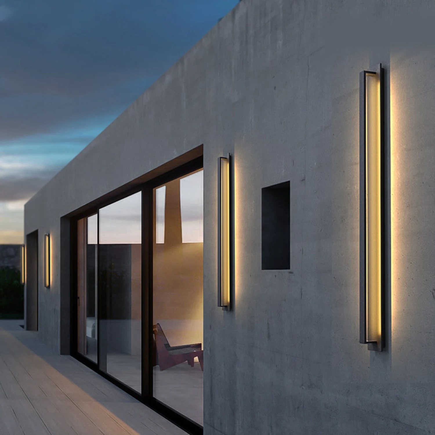 Retro Industrial Style Waterproof LED Wall Light for Outdoor Villa Courtyard - Lumpaz