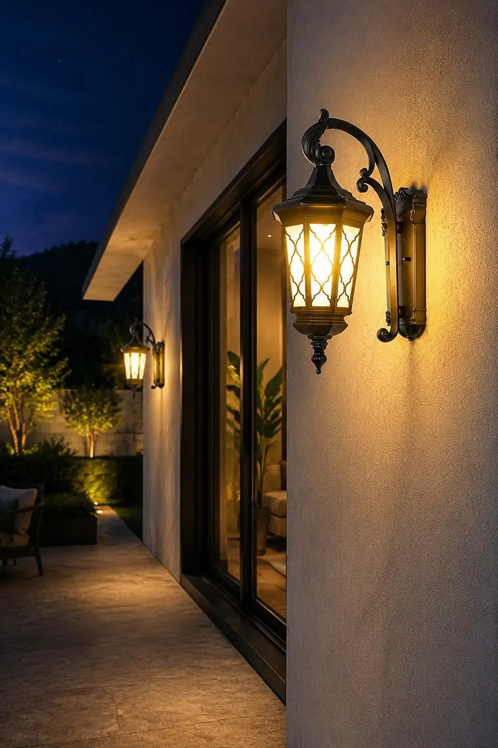 Outdoor Retro Waterproof Wall Lamp Decorative Lighting for Villa Courtyard Balcony - Lumpaz