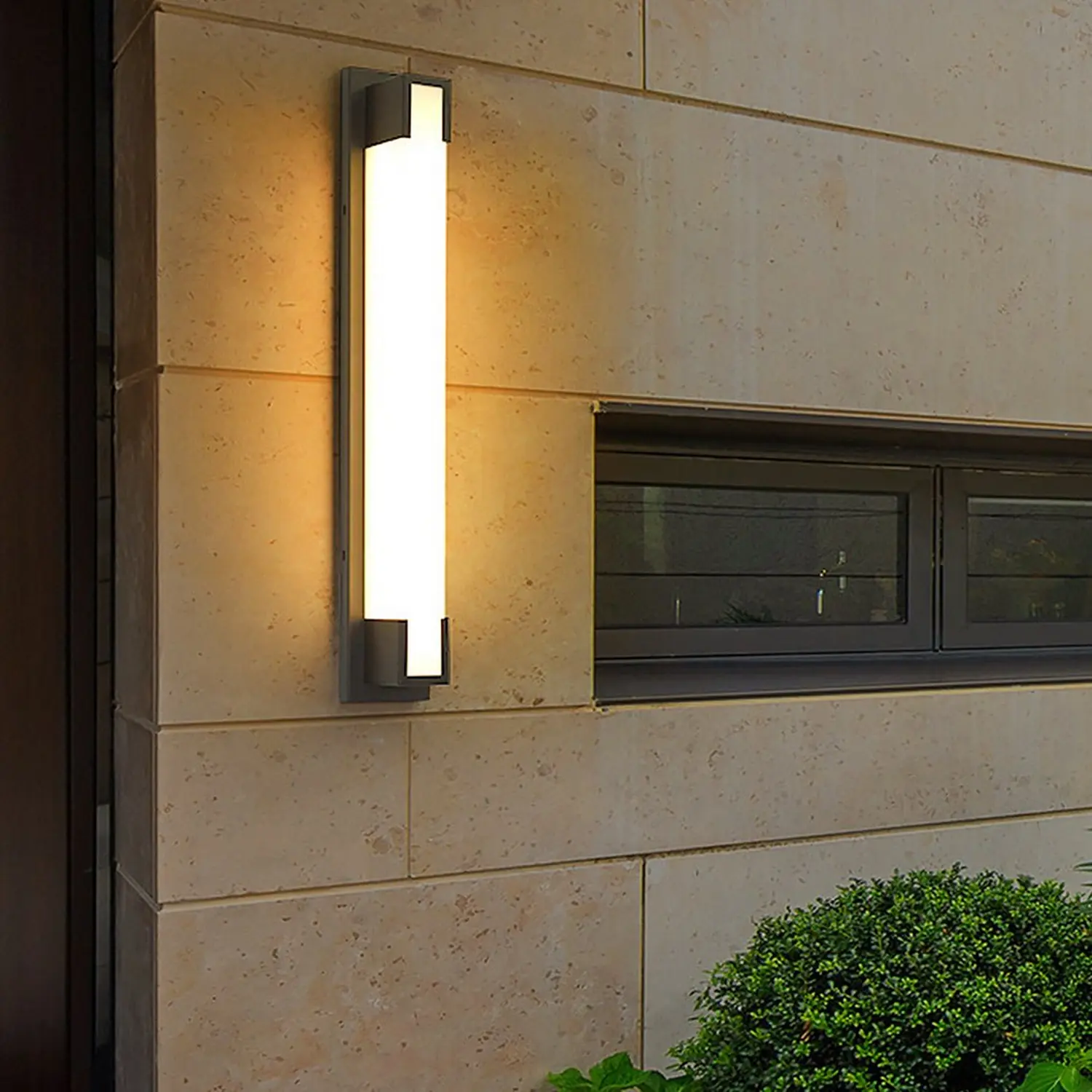 Retro Rectangular Waterproof LED Black Decorative Outdoor Wall Lights - Lumpaz