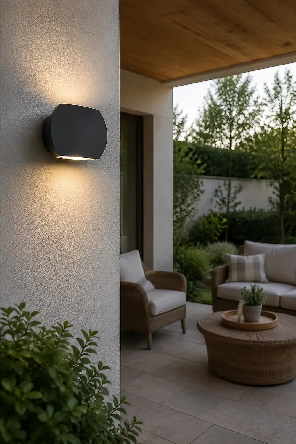 Nordic Minimalist Outdoor LED Waterproof Wall Light for Villa Courtyard Aisle - Lumpaz