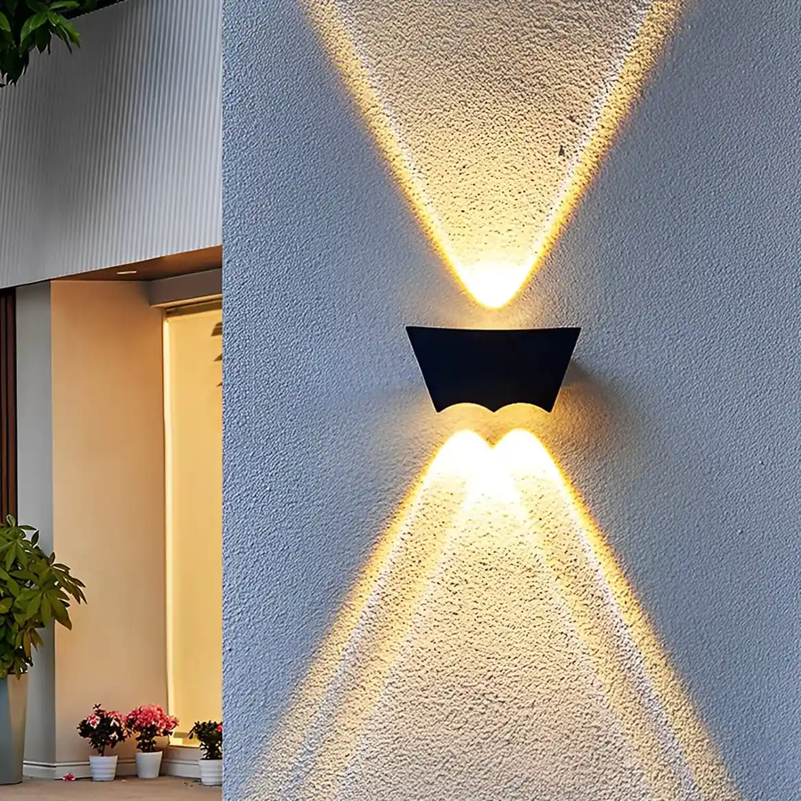 Creative Up and Down Lighting LED Waterproof Black Wall Washer Lights - Lumpaz