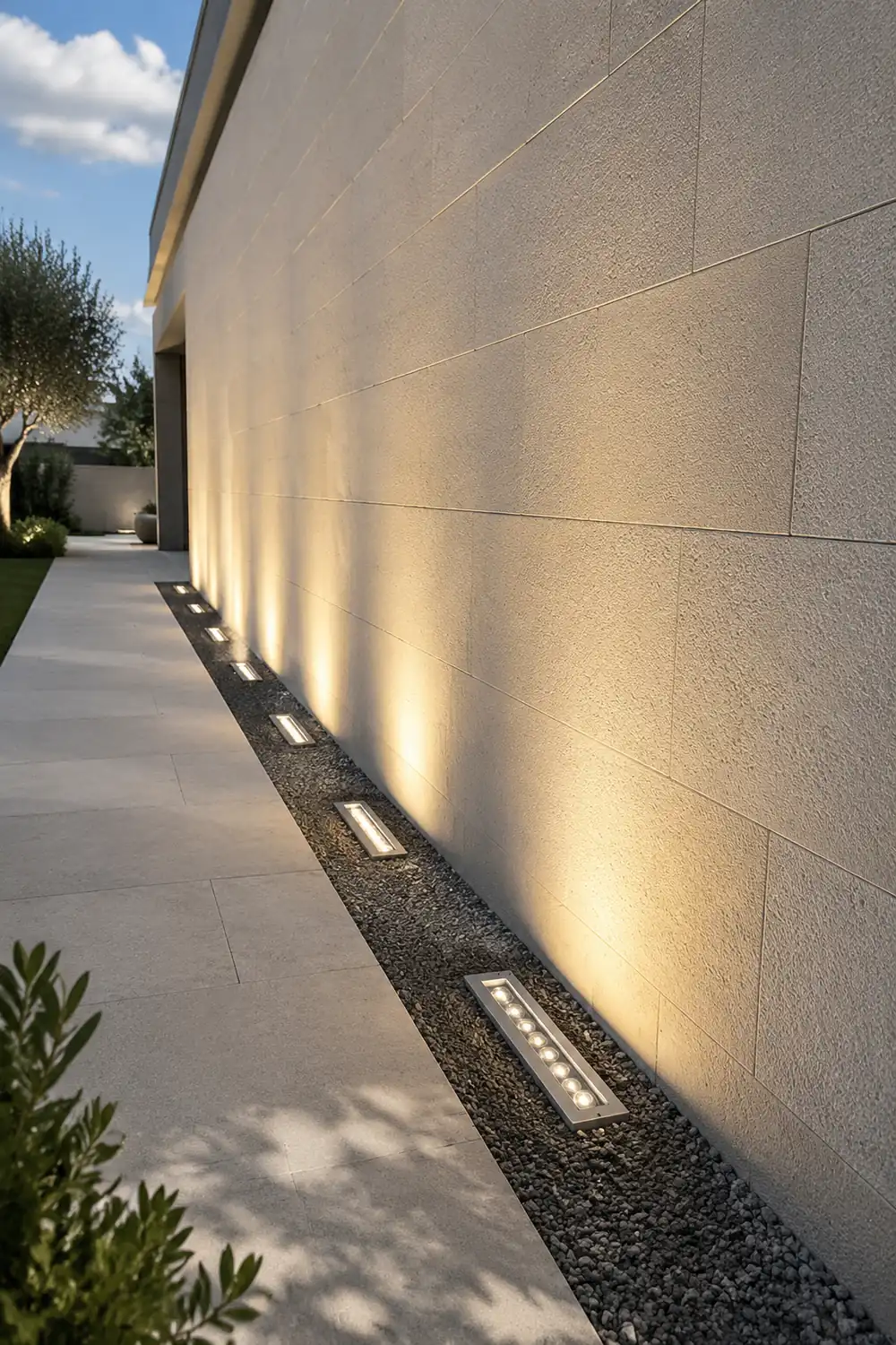 LED Strip Linear Waterproof DC24V Recessed Outdoor Wall Washer Lights - Lumpaz