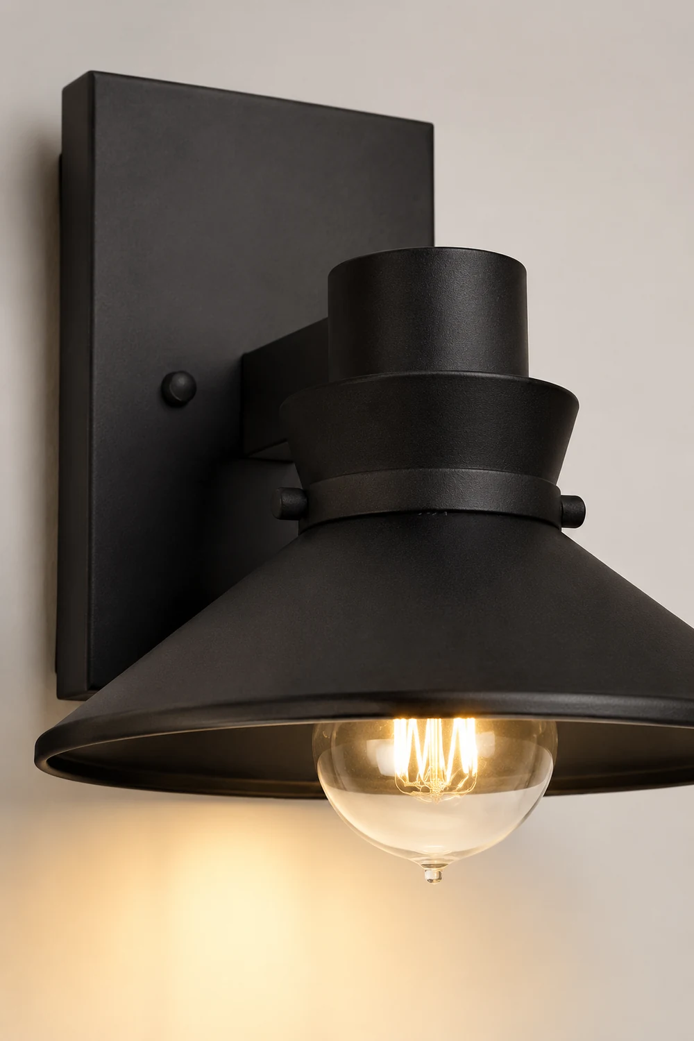 Minimalist Waterproof Black European-style Wall Lamp Exterior Lights - Lumpaz