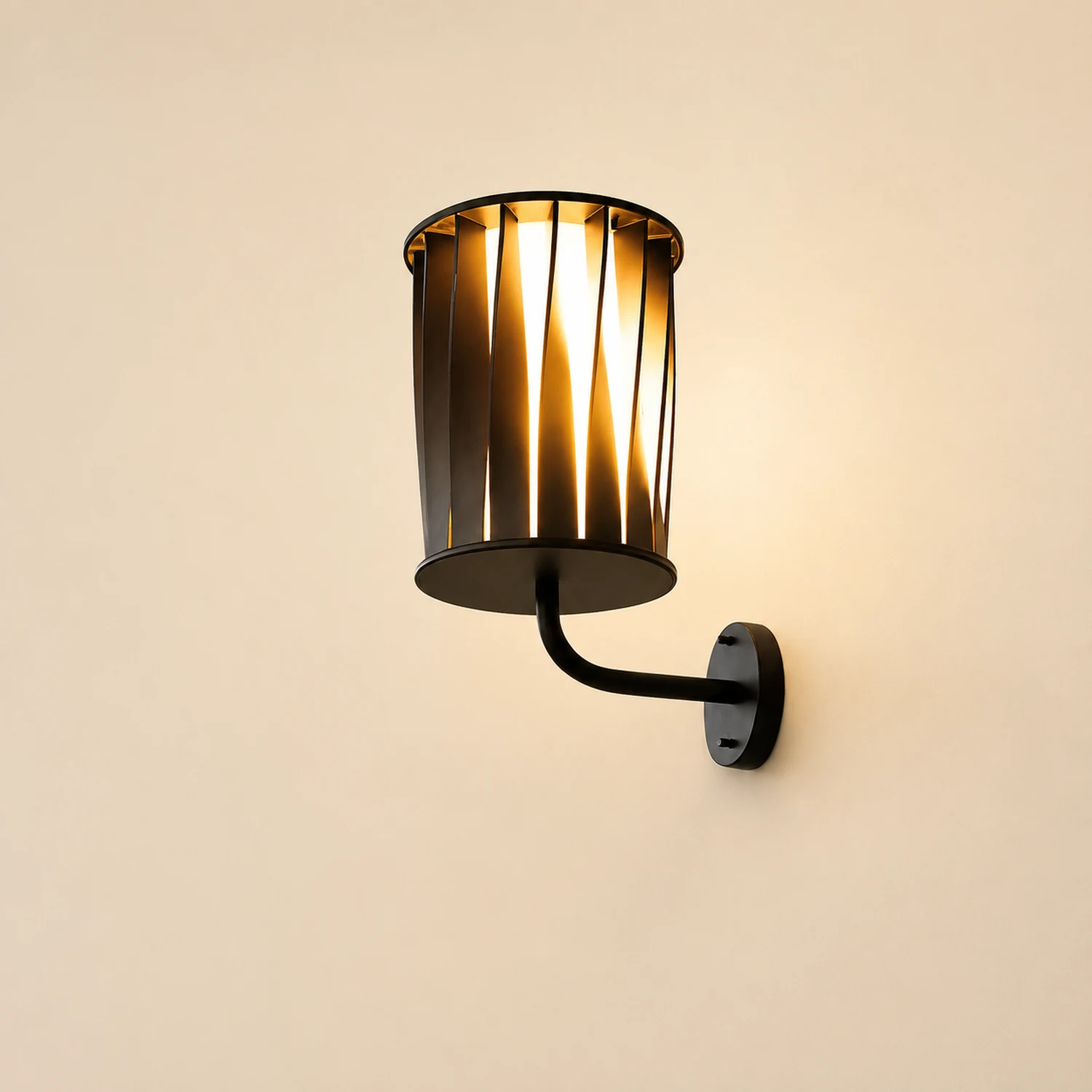 Creative Twisted Waterproof LED Modern Outdoor Wall Lamp Plug in Wall Lights - Lumpaz
