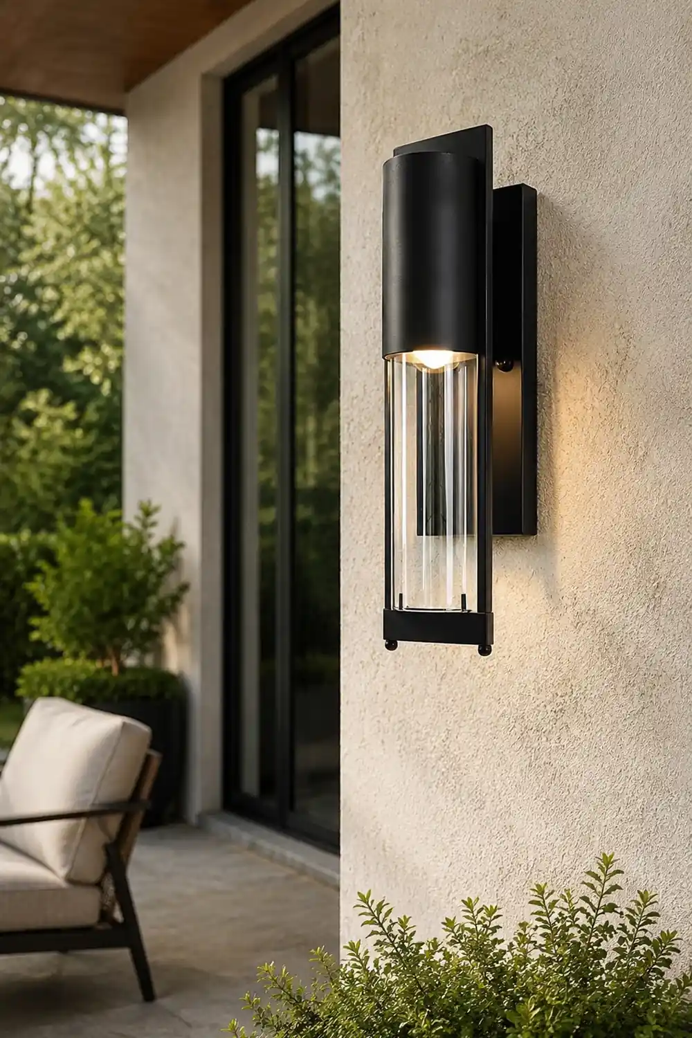 Antique Waterproof Glass Modern Outdoor Wall Sconce Lighting Wall Lamp - Lumpaz