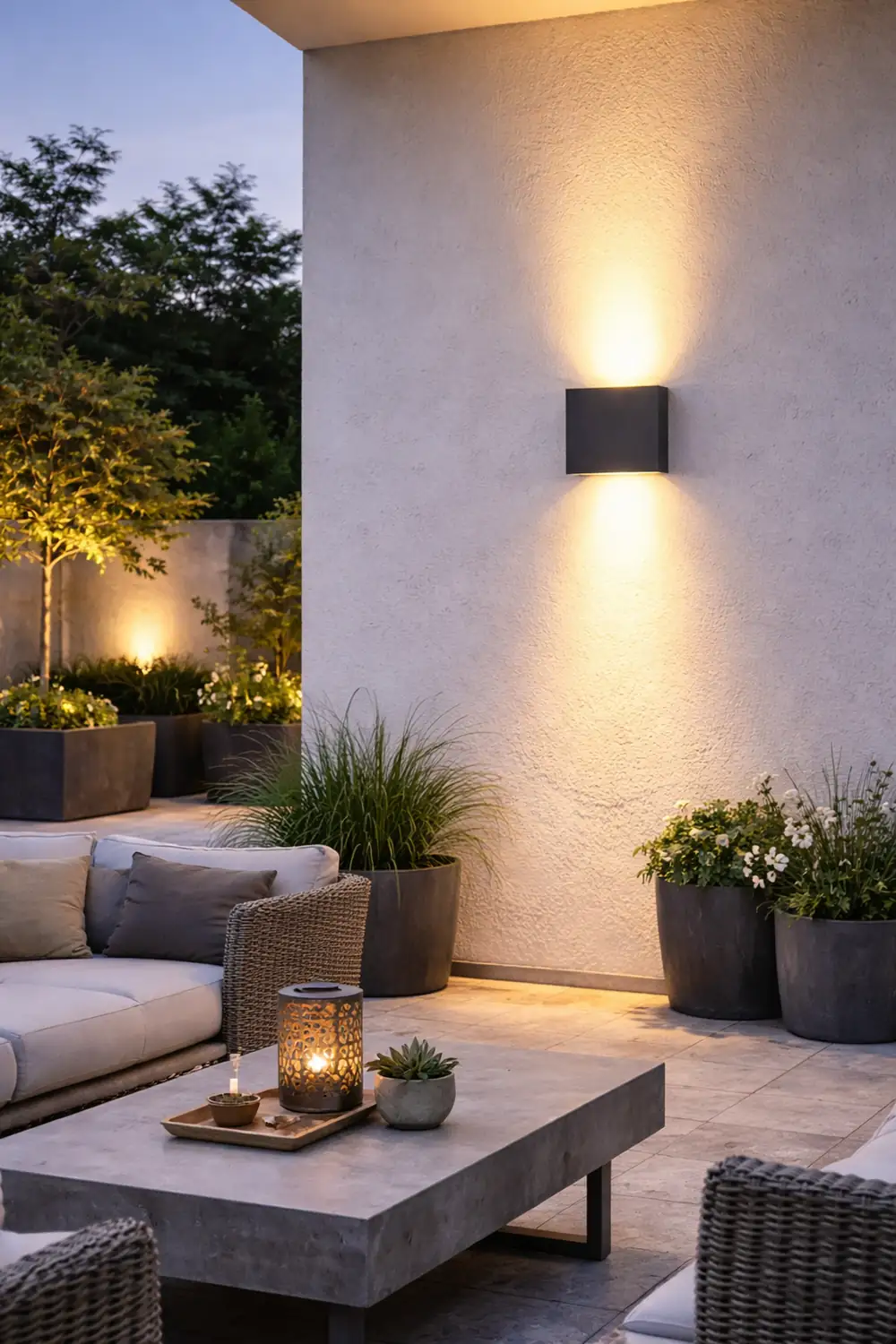 Rectangular Waterproof Up Down Lighting Led Modern Wall Washer Lights - Lumpaz