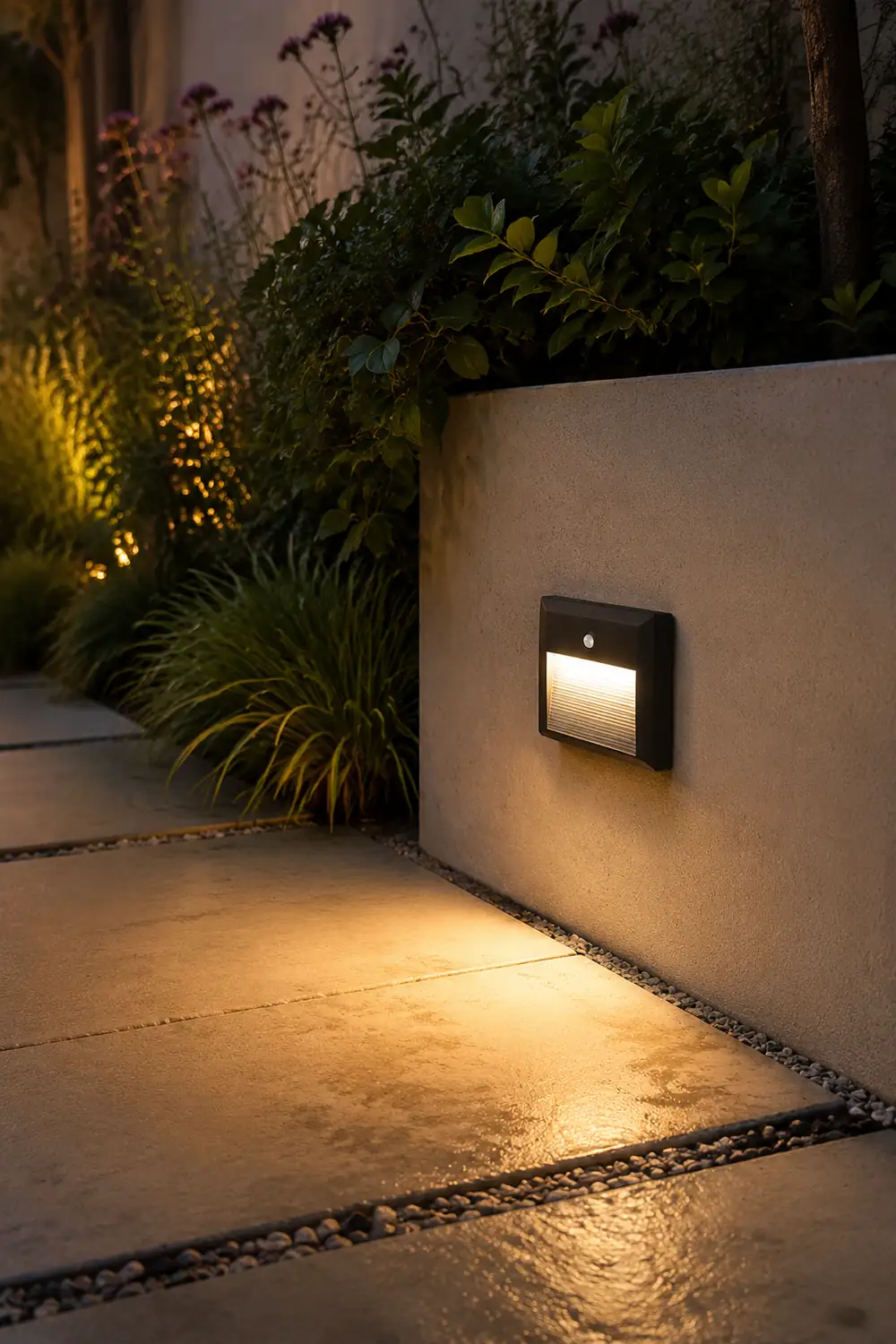 Embedded Motion Sensor Design LED Step Light for Courtyard Terrace Garden - Lumpaz