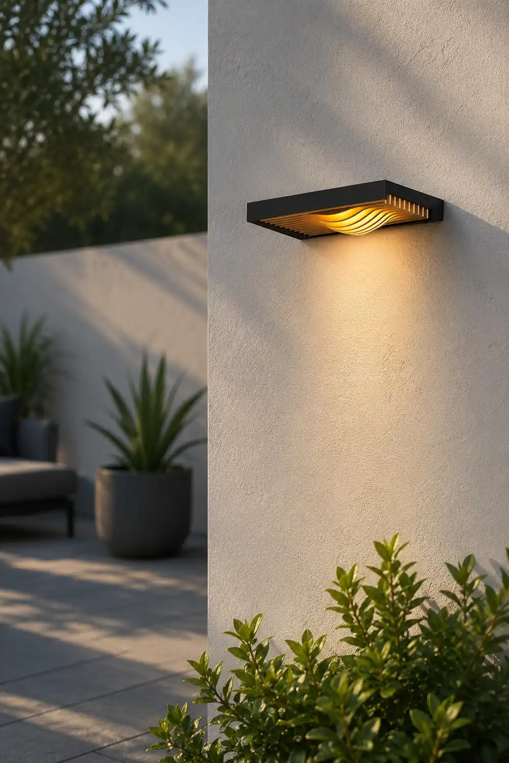 Outdoor LED Waterproof Solar Decorative Lighting Wall Light for Courtyard Balcony Aisle - Lumpaz