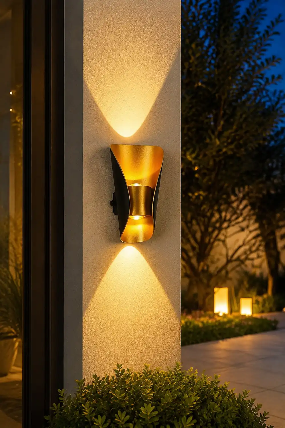 Unique Creative Up and Down Lights Outdoor Wall Lights Waterproof Wall Sconces Wall Lamp - Lumpaz